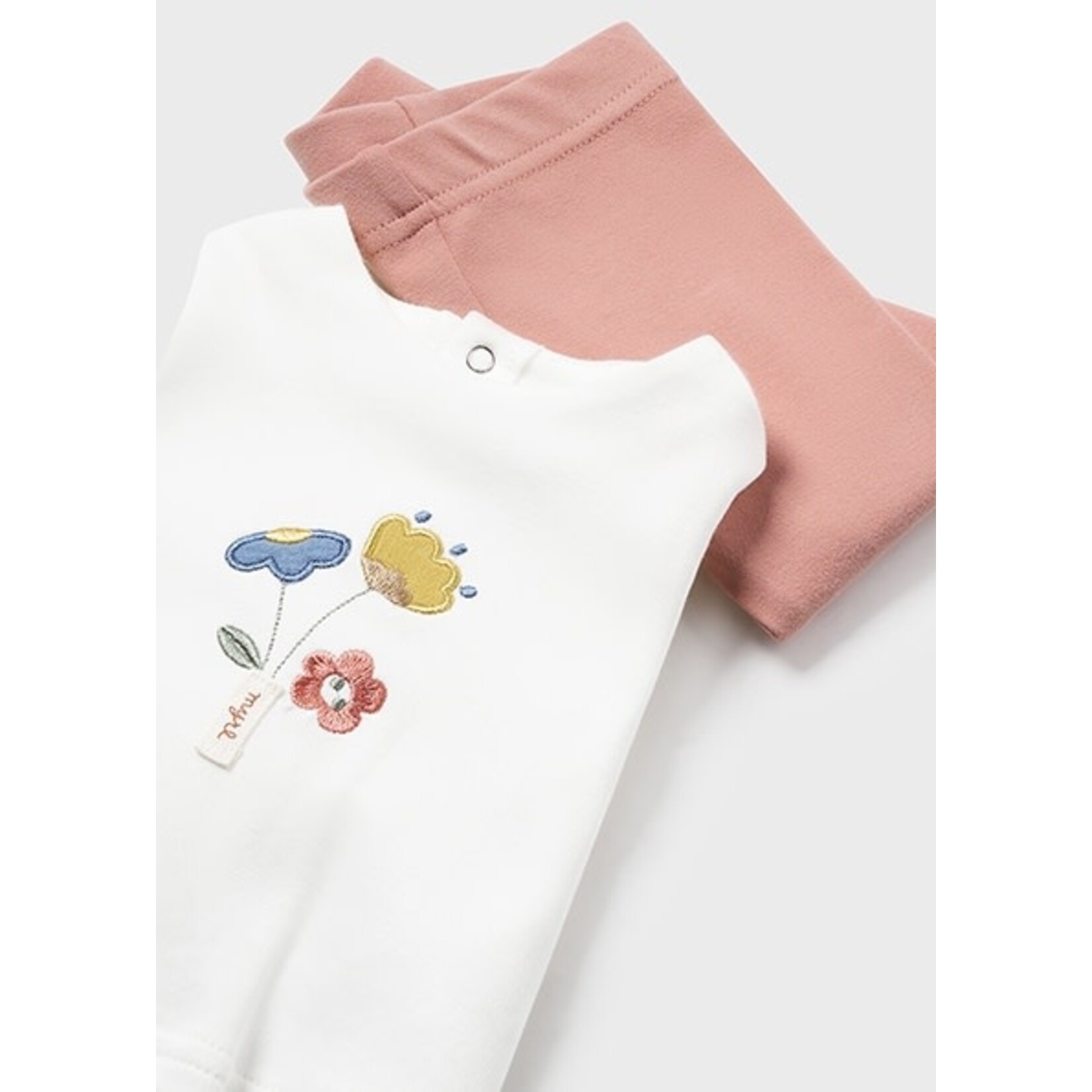 MAYORAL NEWBORN 3PC FLORAL JACKET SET BABY GIRL