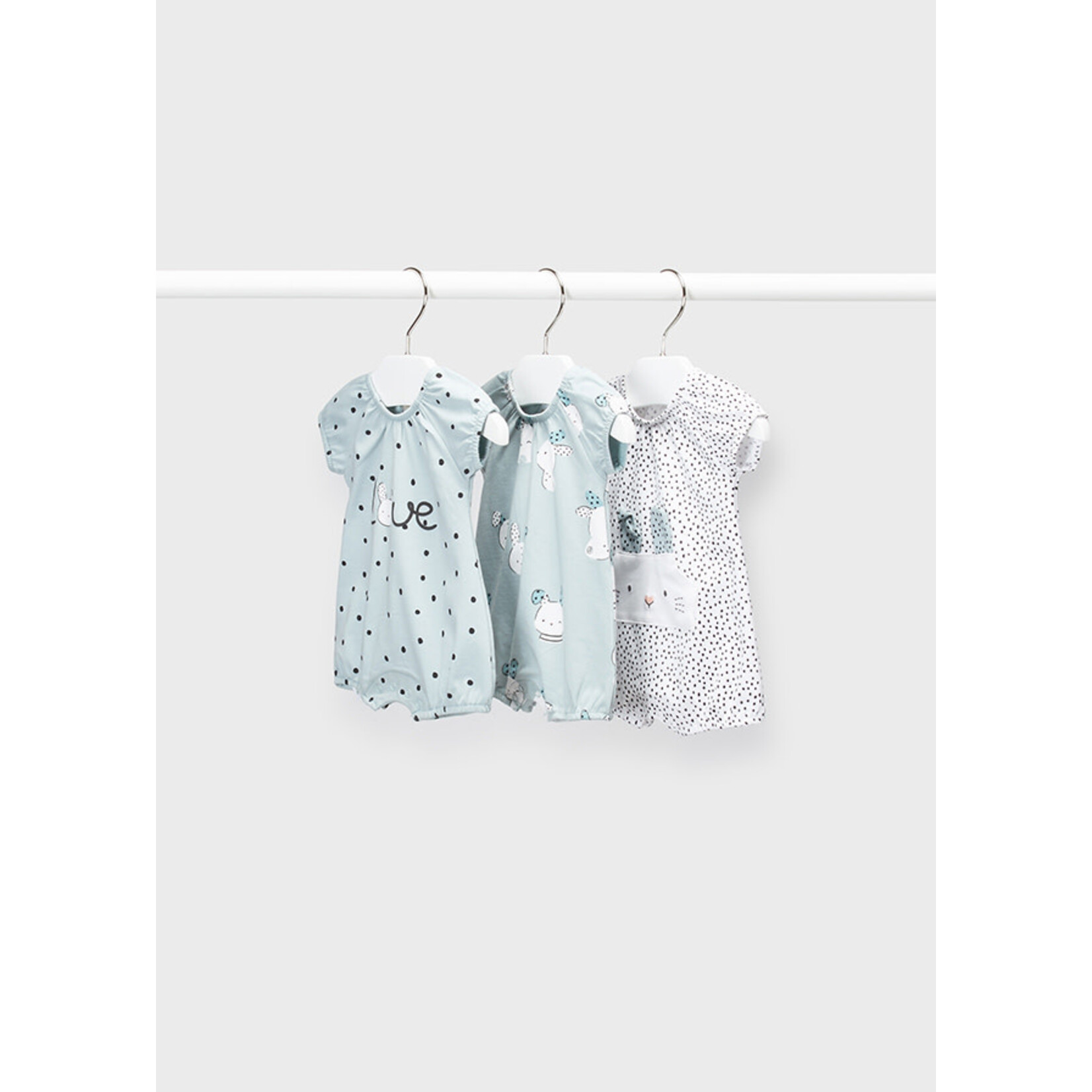 MAYORAL NEWBORN COTTON ROMPER BABY GIRL