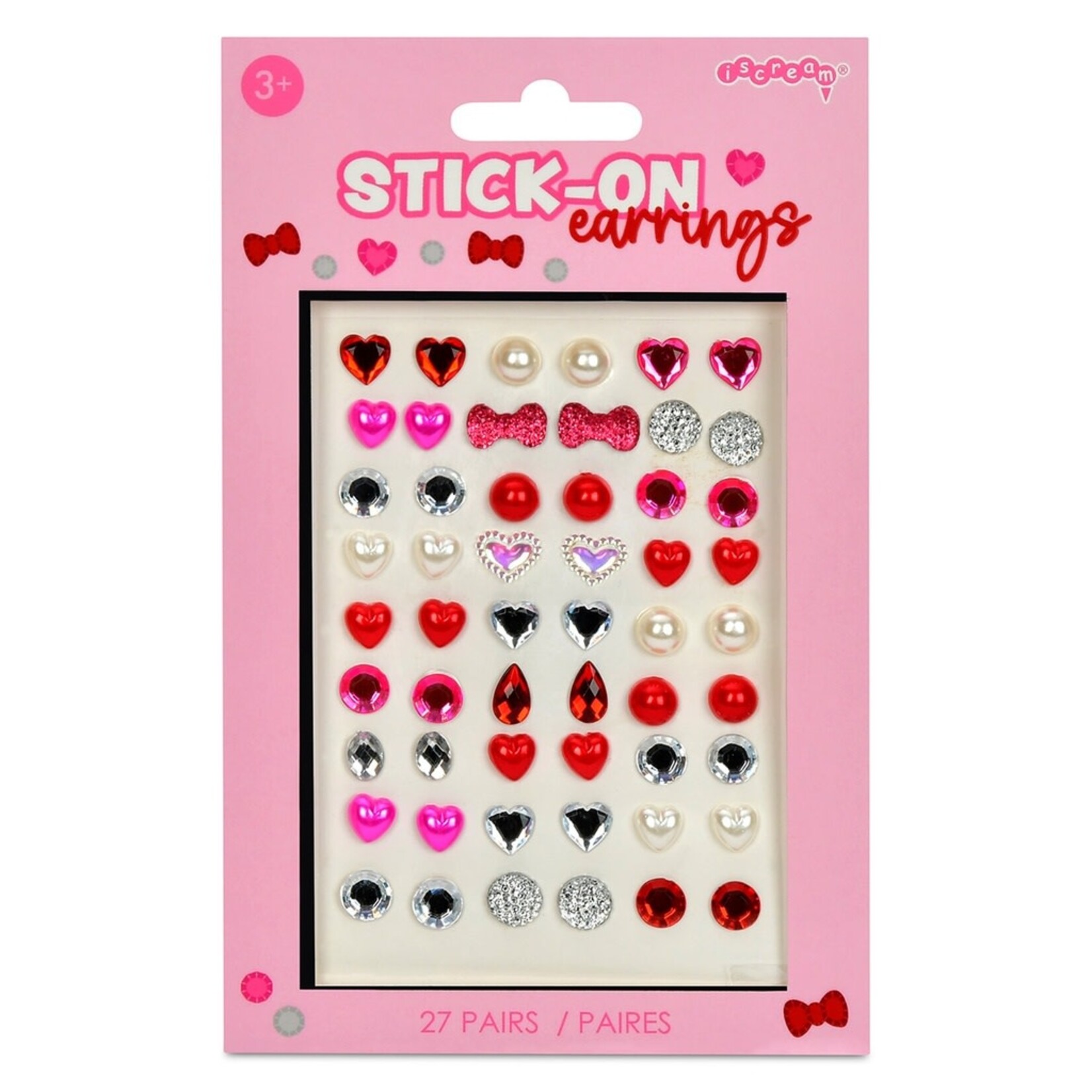 ISCREAM JEWELED STICK ON EARRINGS