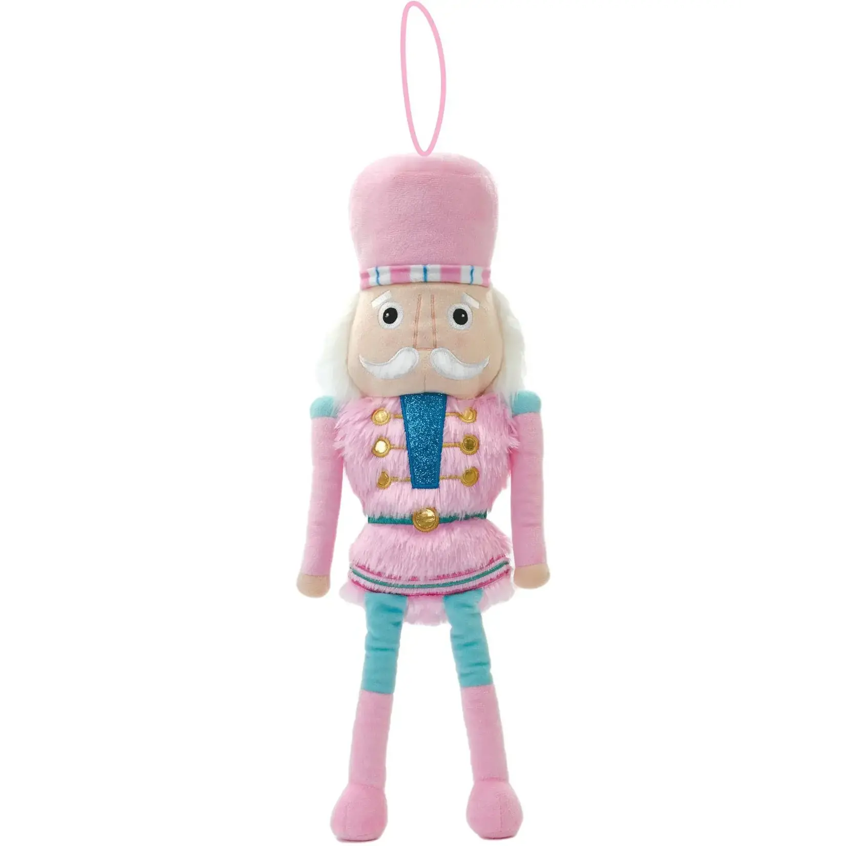 ISCREAM PINK NUTCRACKER PLUSH ORNAMENT