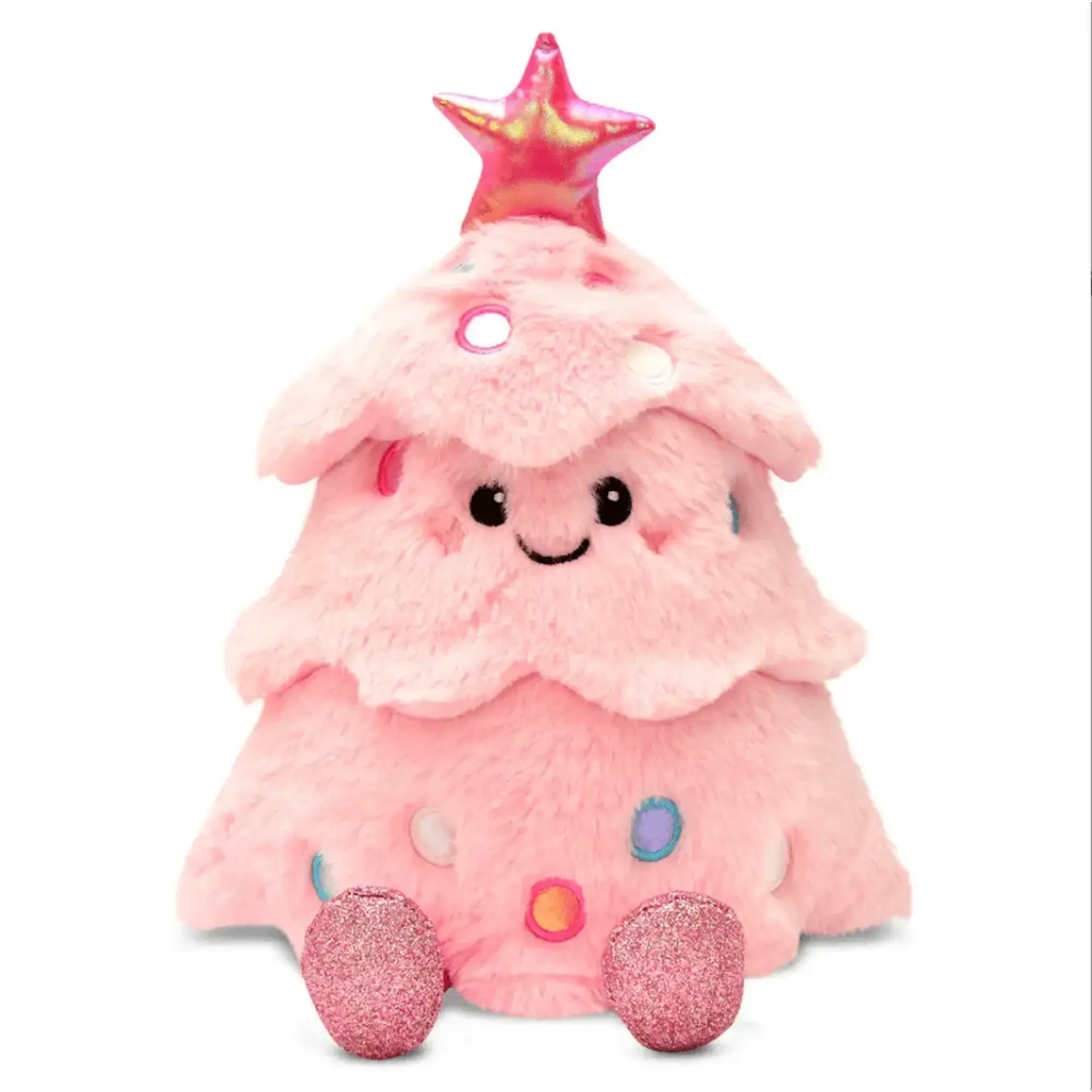 ISCREAM GLITTER PINK CHRISTMAS TREE PLUSH