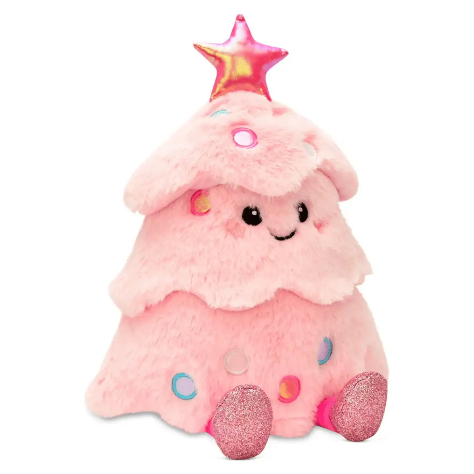 ISCREAM GLITTER PINK CHRISTMAS TREE PLUSH