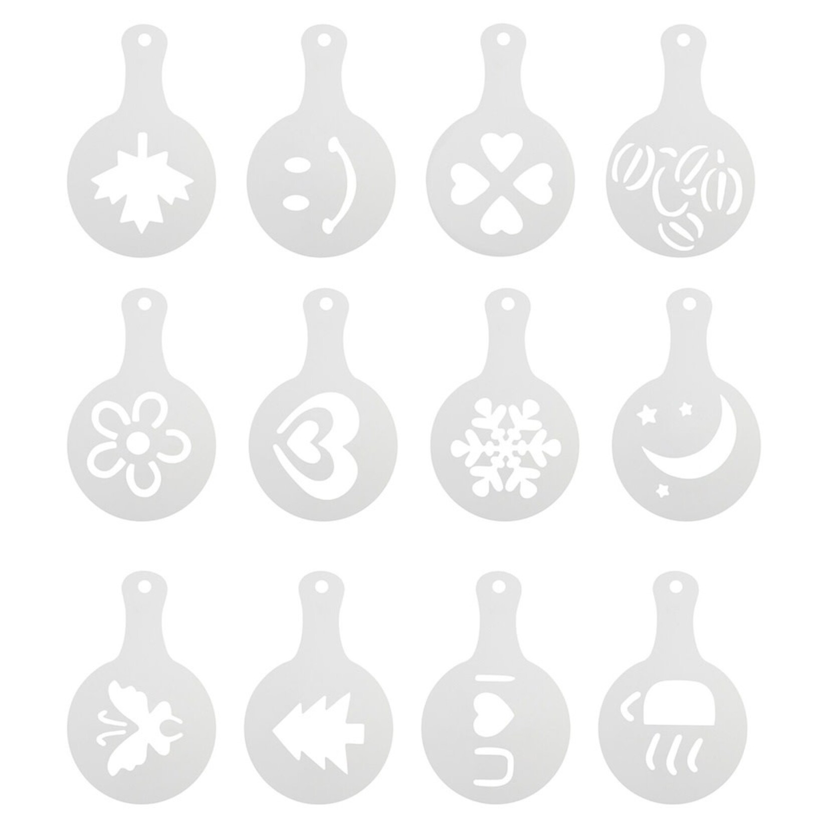ISCREAM COCOA LATTE STENCIL SET