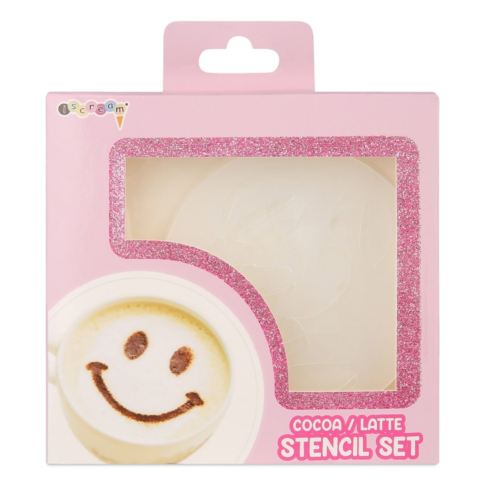 ISCREAM COCOA LATTE STENCIL SET