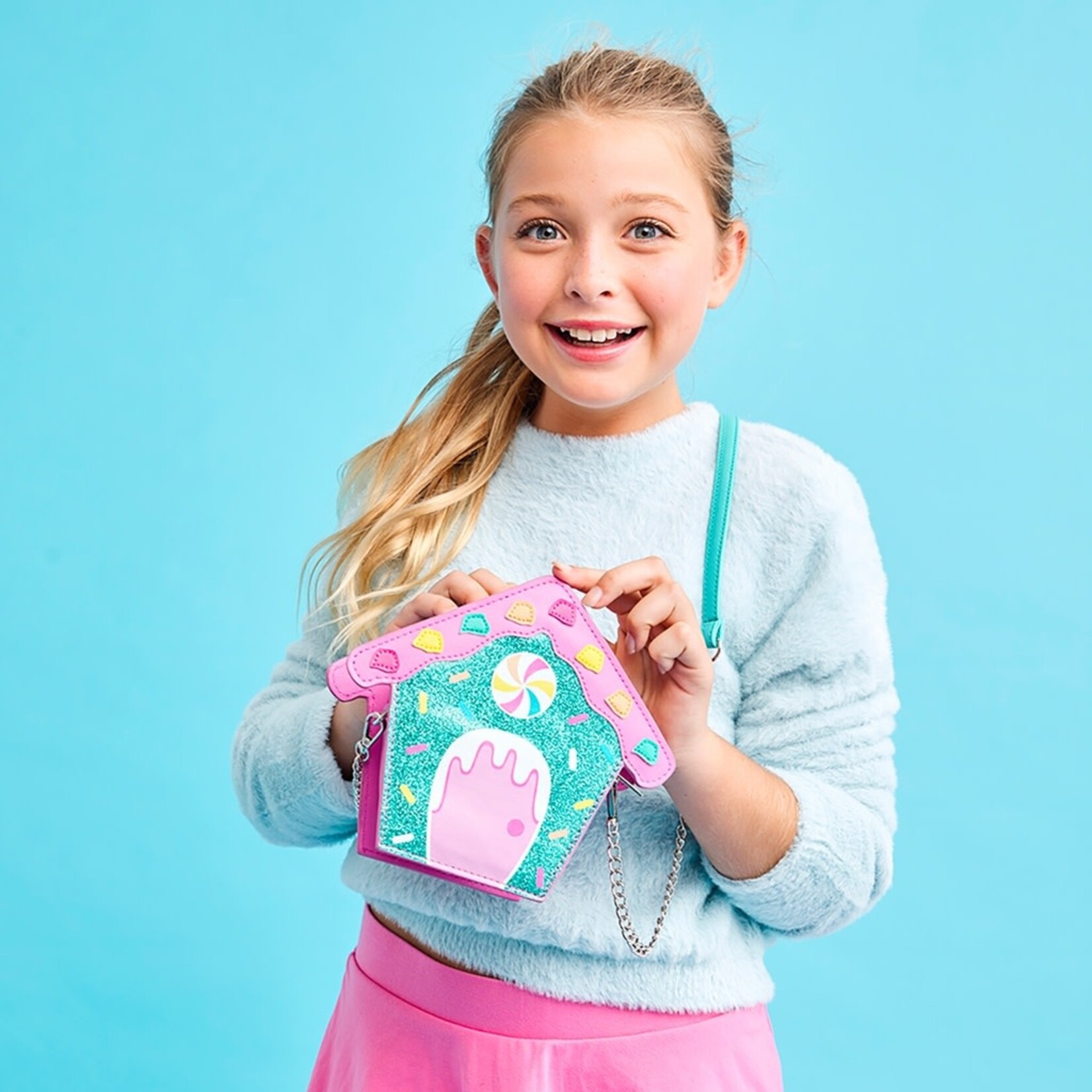 ISCREAM GINGERBREAD HOUSE CROSSBODY BAG