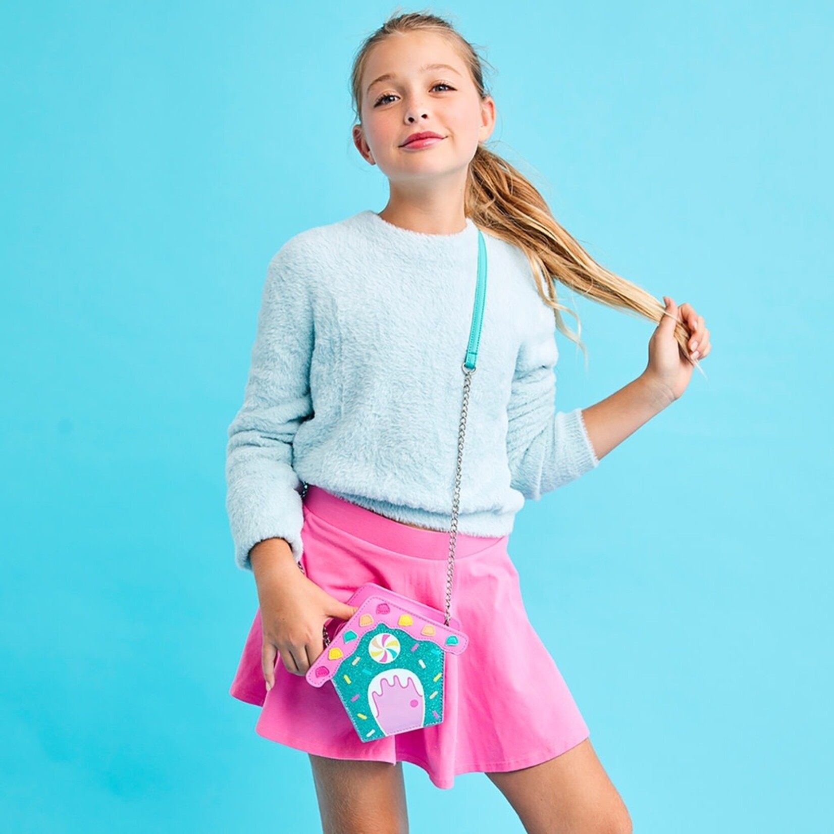 ISCREAM GINGERBREAD HOUSE CROSSBODY BAG