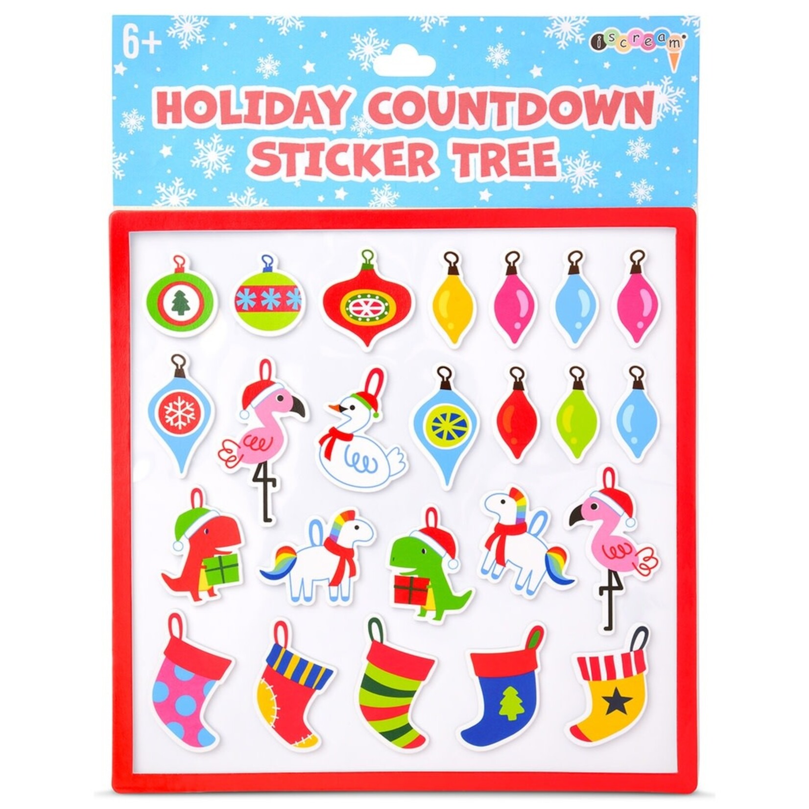 ISCREAM HOLIDAY COUNTDOWN STICKER TREE