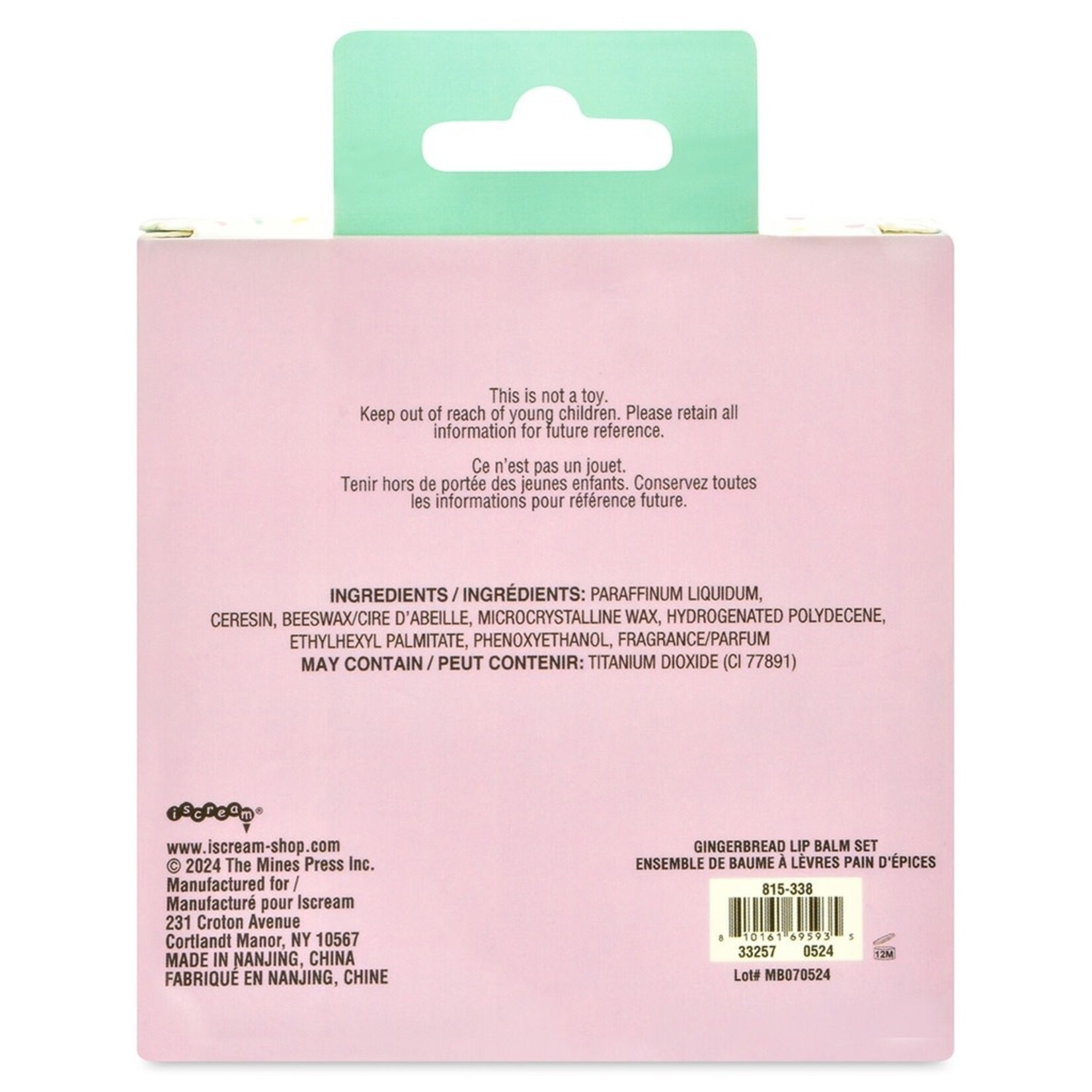 ISCREAM GINGERBREAD LIP BALM SET