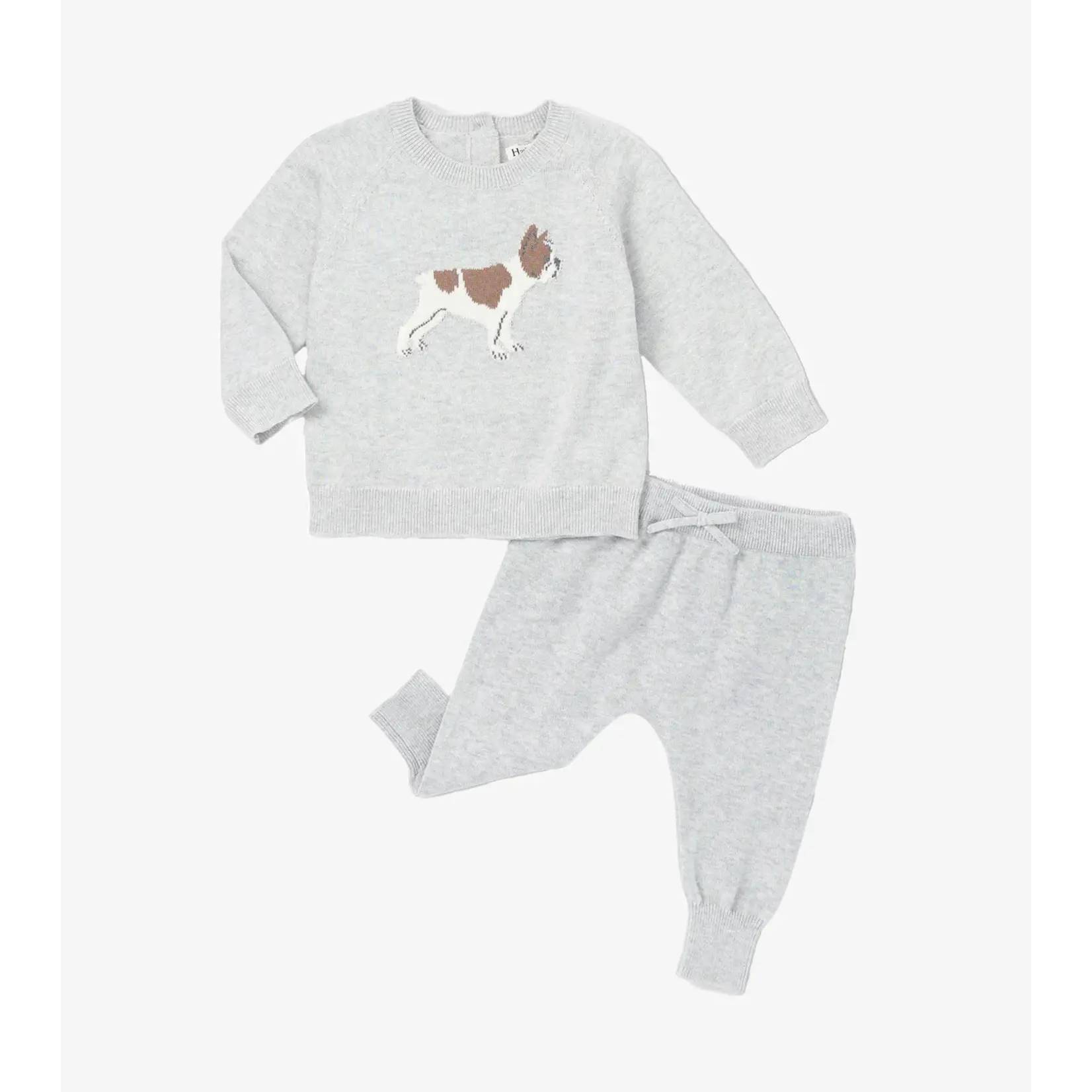 HATLEY LITTLE BULLDOG BABY SWEATER & PANTS