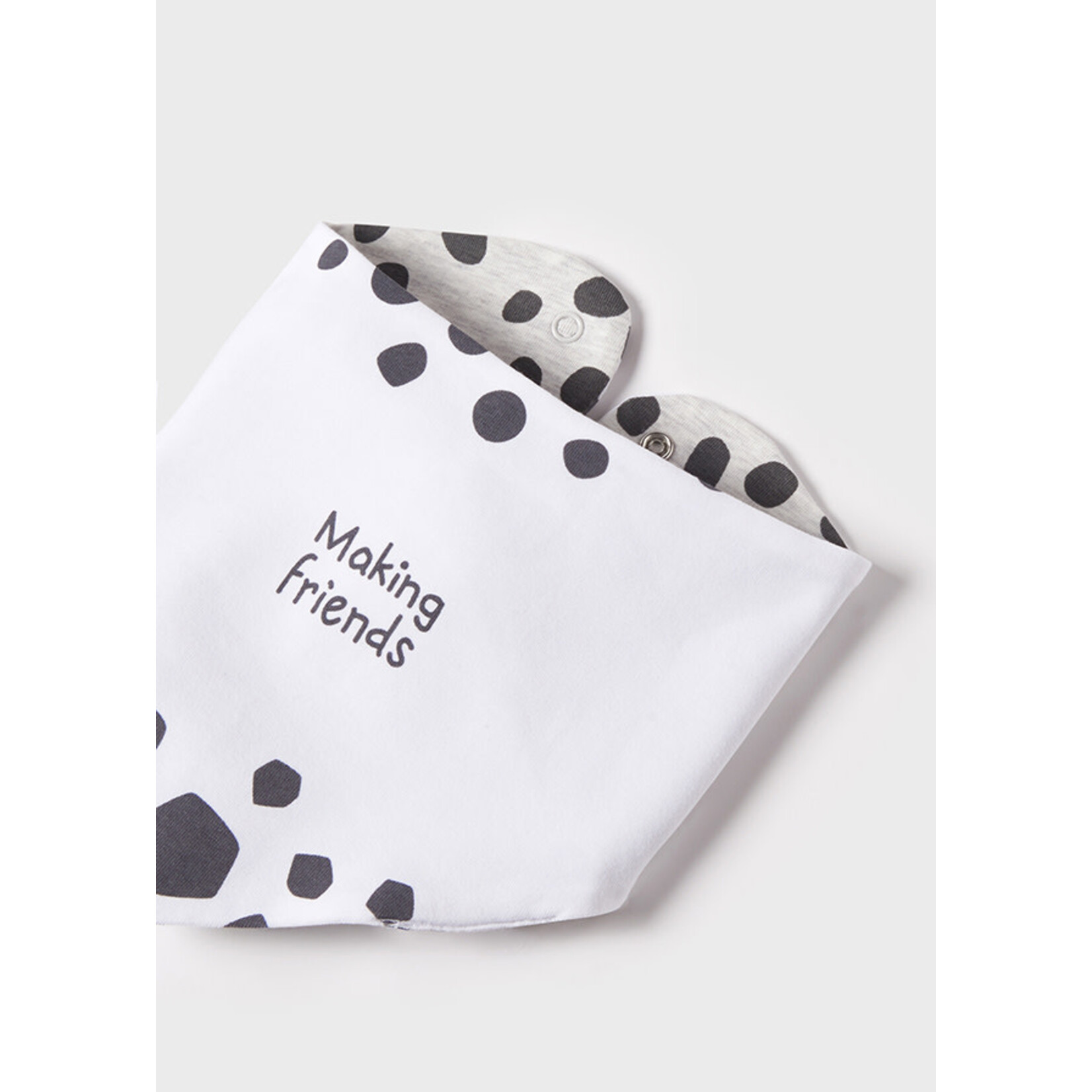 MAYORAL NEWBORN 2PC SHORT ROMPER & BANDANA SET BABY BOY