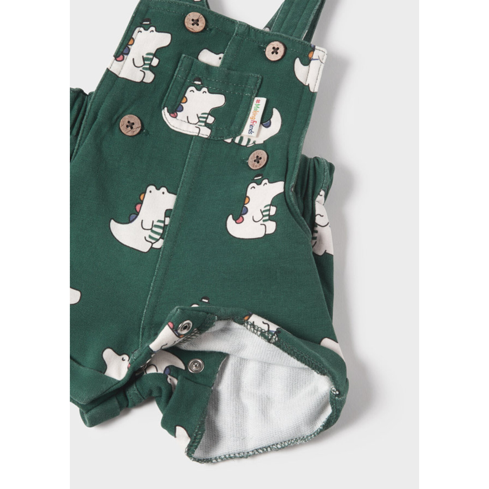 MAYORAL NEWBORN BABY OVERALL & REVERSIBLE HAT