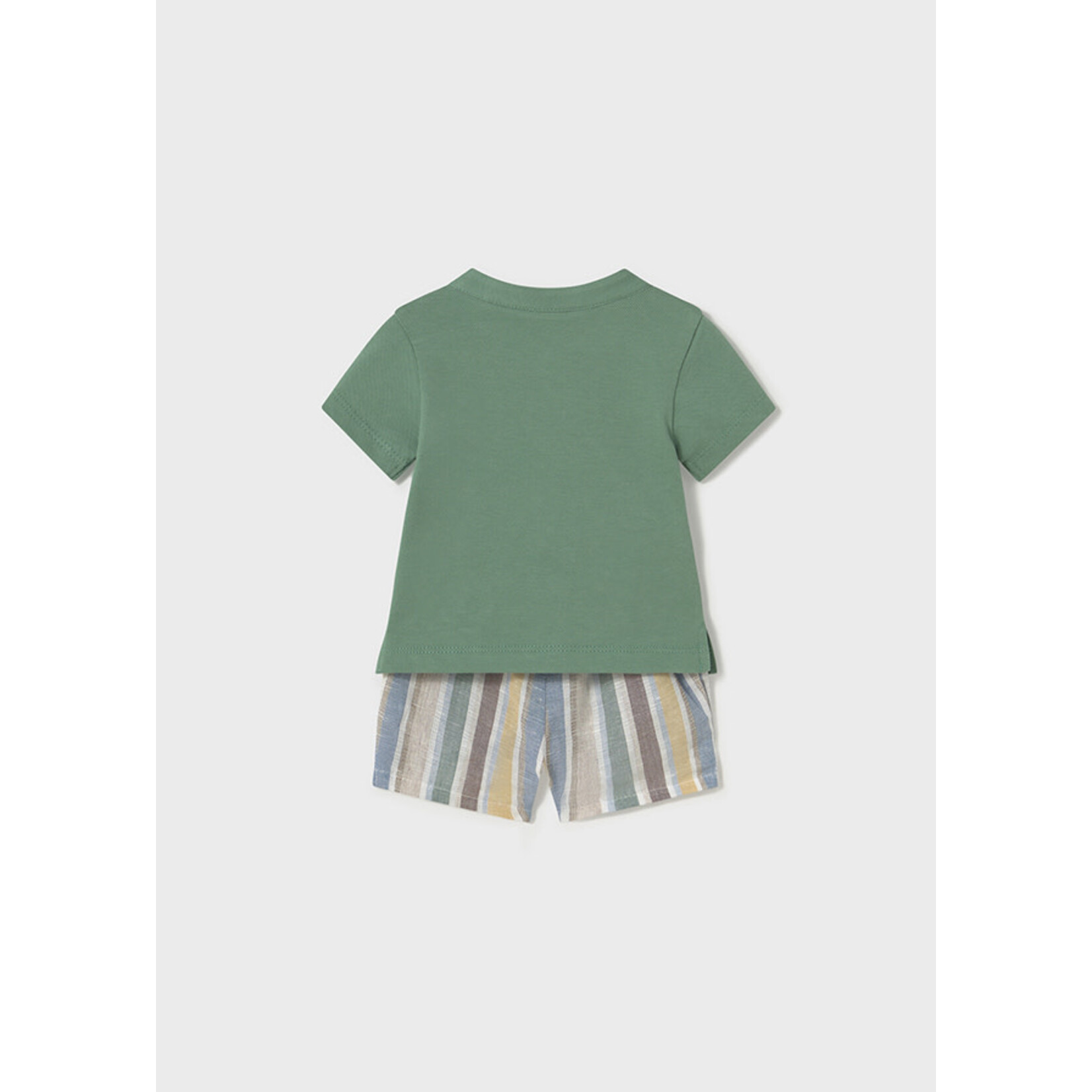 MAYORAL NEWBORN Baby Boy Shorts & Polo Set