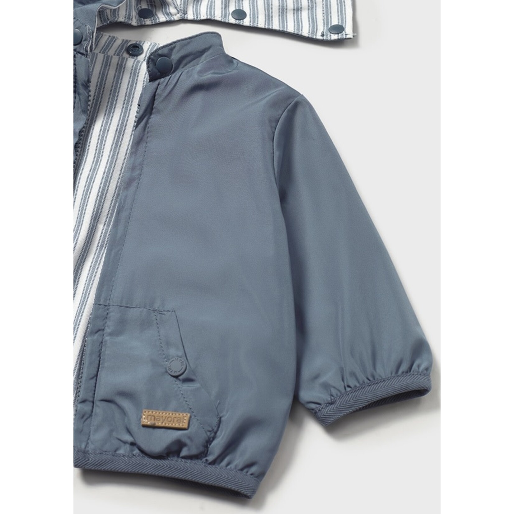 MAYORAL NEWBORN Baby Boy Reversible Windbreaker