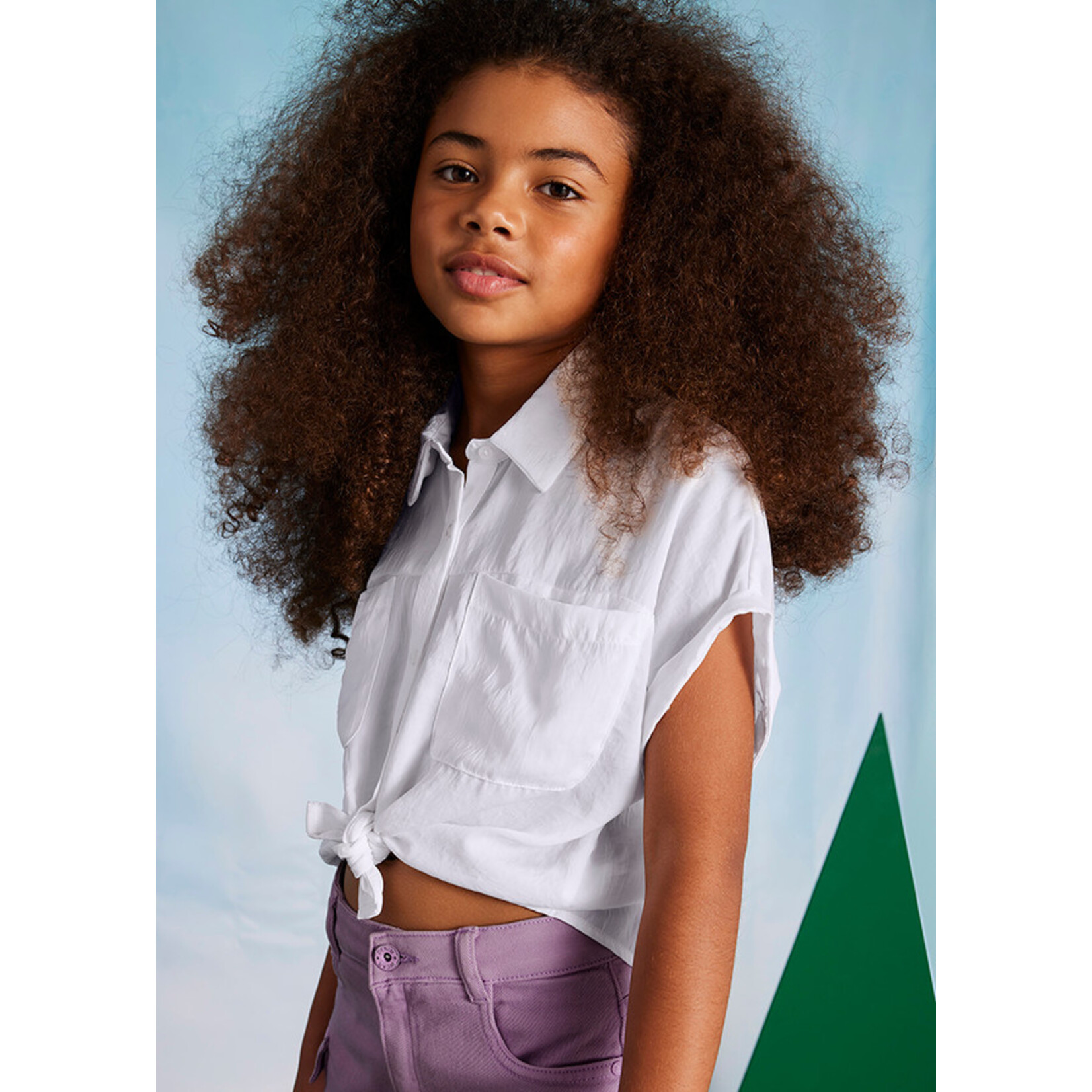 MAYORAL TWEEN Tween Girl Flowy Blouse