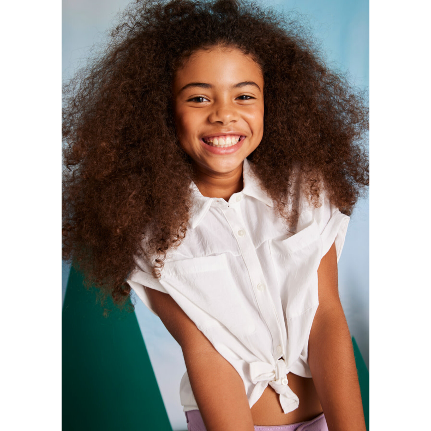 MAYORAL TWEEN Tween Girl Flowy Blouse