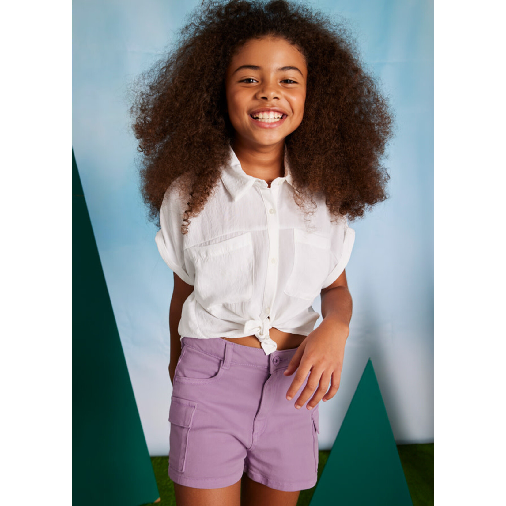 MAYORAL TWEEN Tween Girl Flowy Blouse