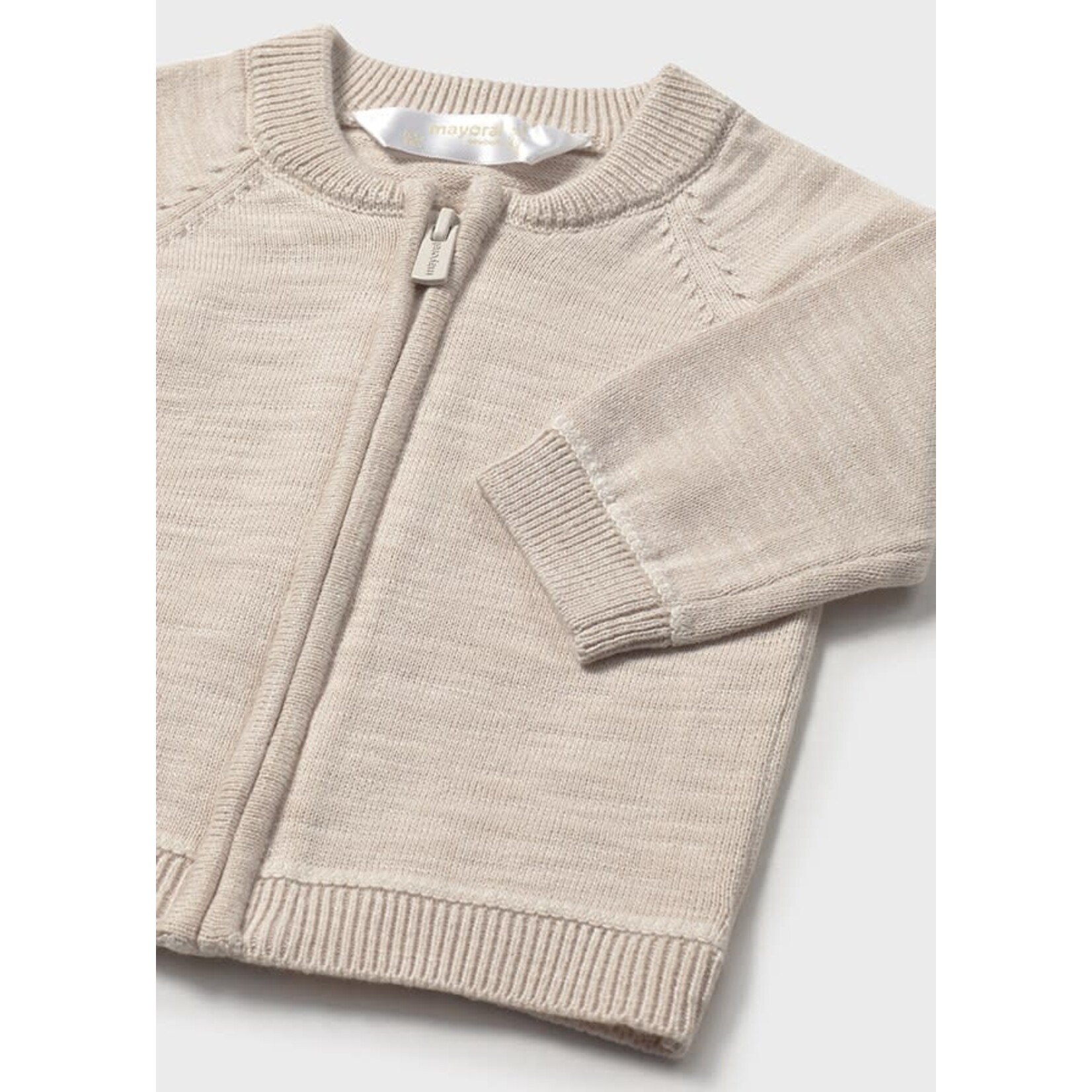 MAYORAL NEWBORN Baby Boy Linen Dress Cardigan