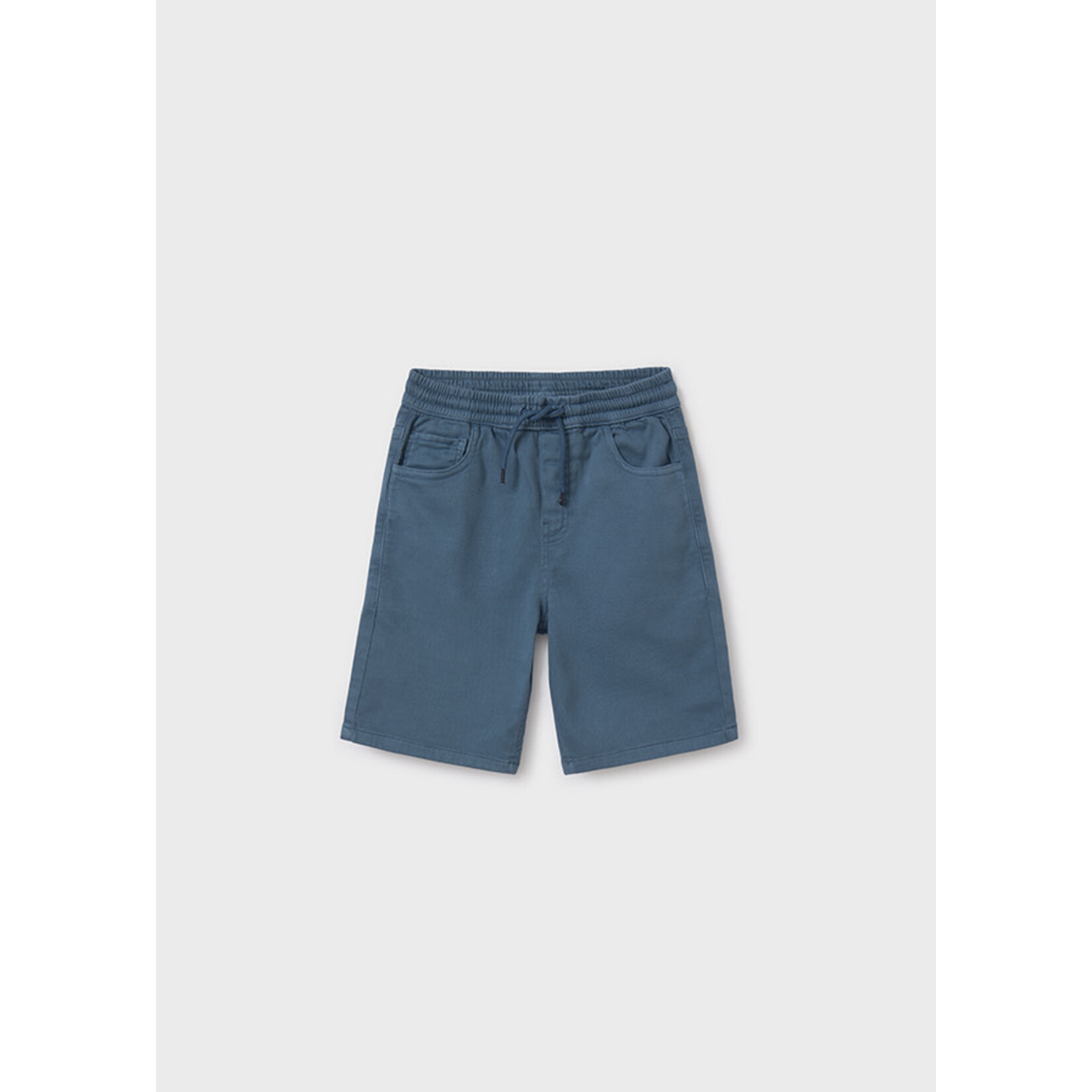 MAYORAL TWEEN Tween Boy Twill Shorts with Drawstring