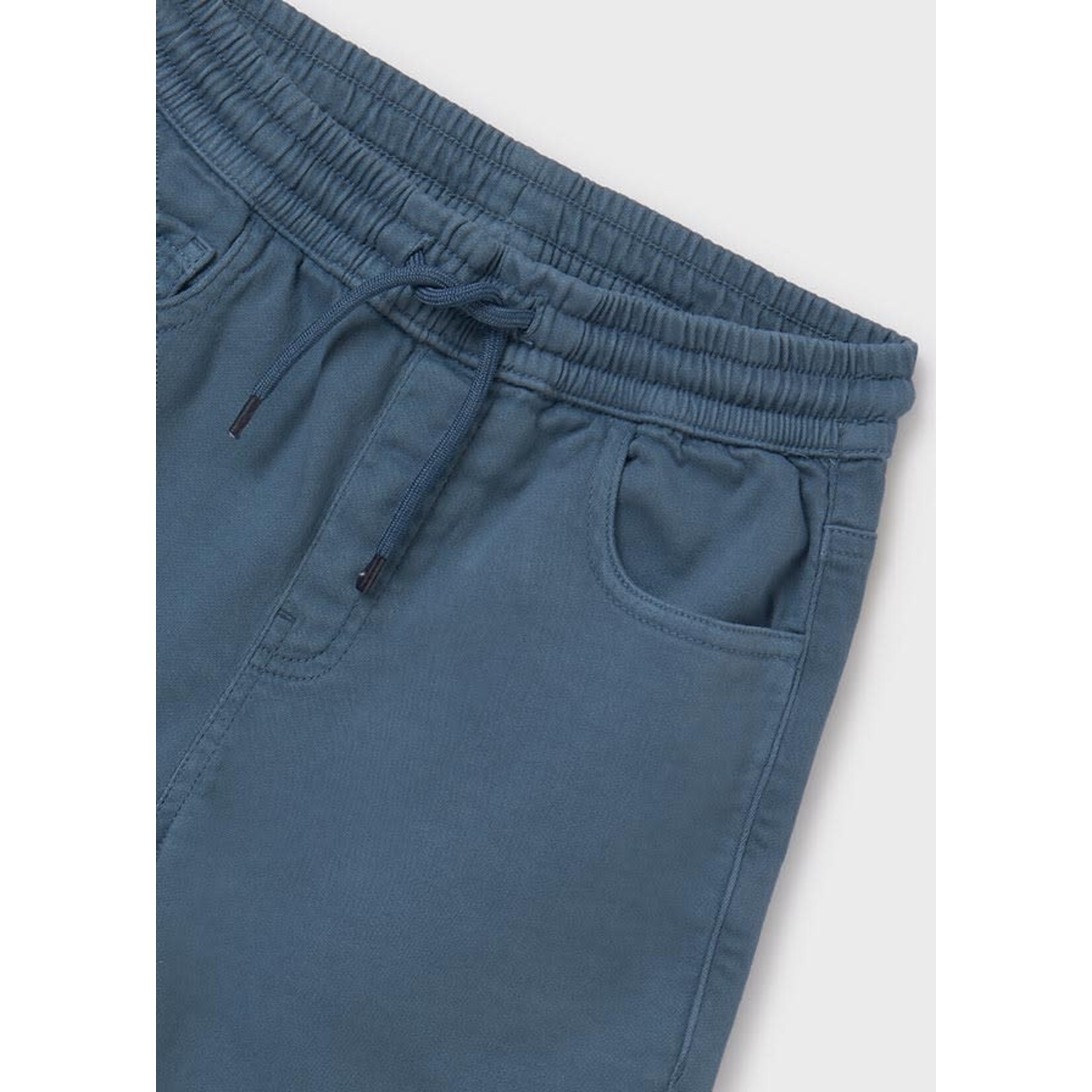 MAYORAL TWEEN Tween Boy Twill Shorts with Drawstring