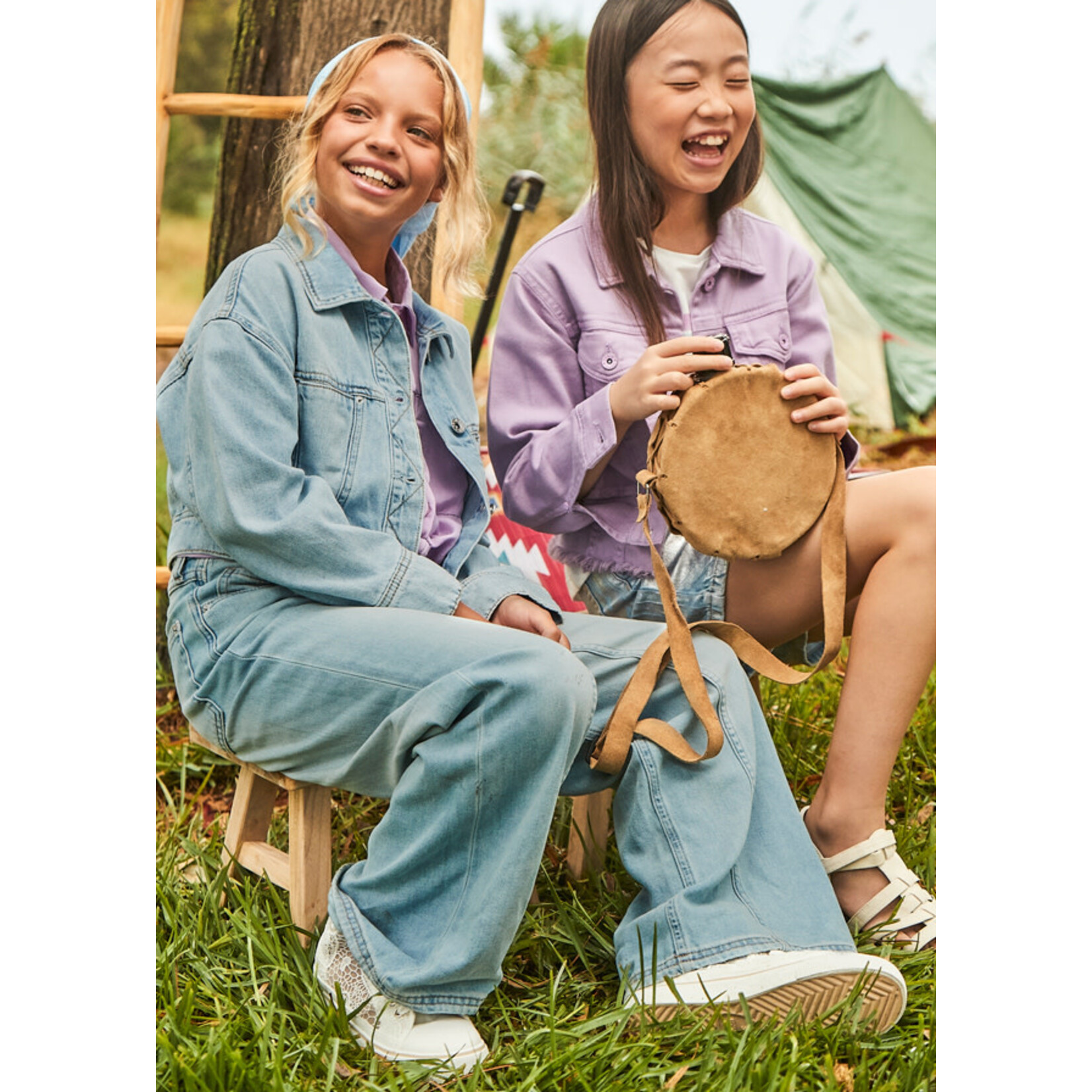 MAYORAL TWEEN Tween Girl Denim Wide Leg Pant