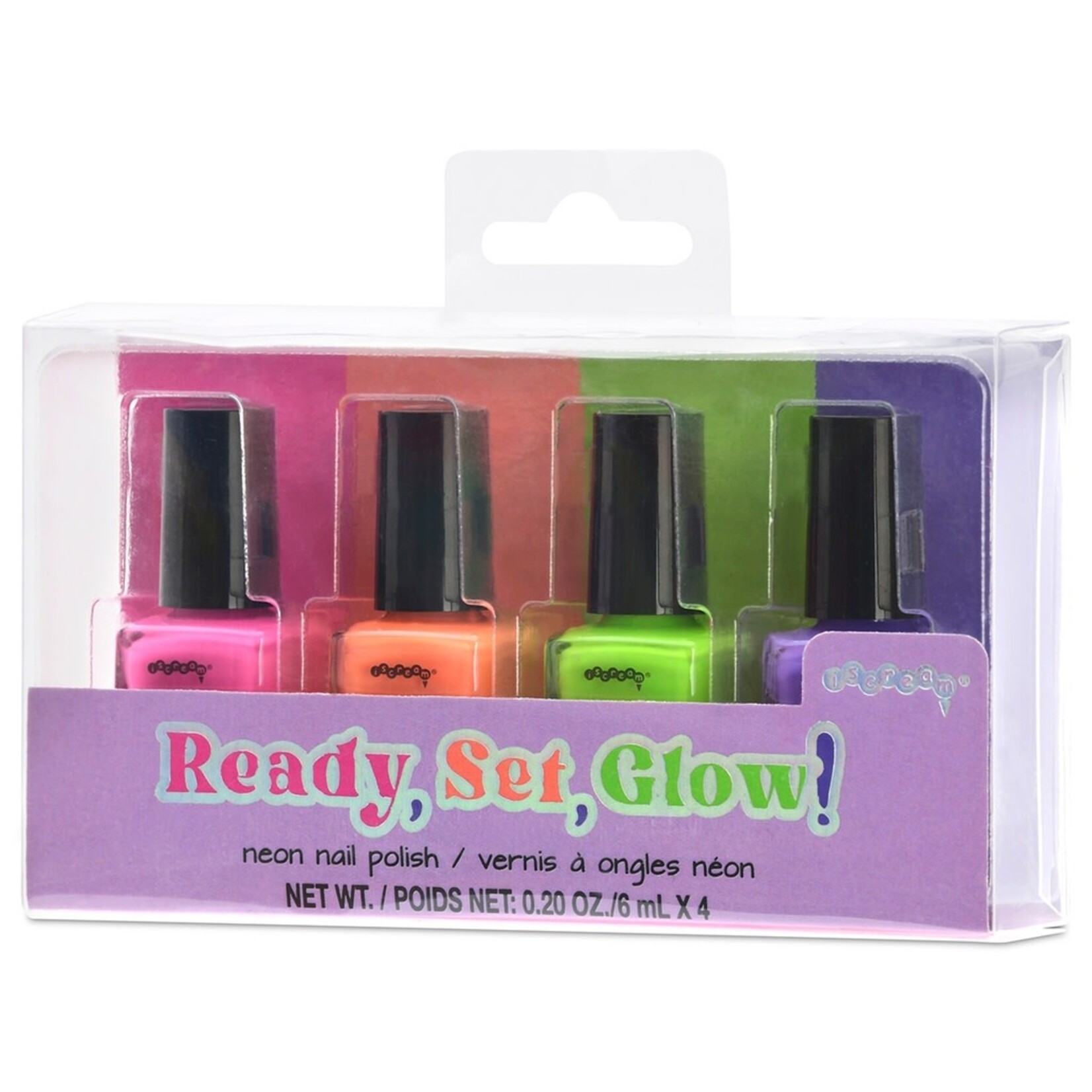 ISCREAM Ready, Set, Glow! Neon Nail Polish Set