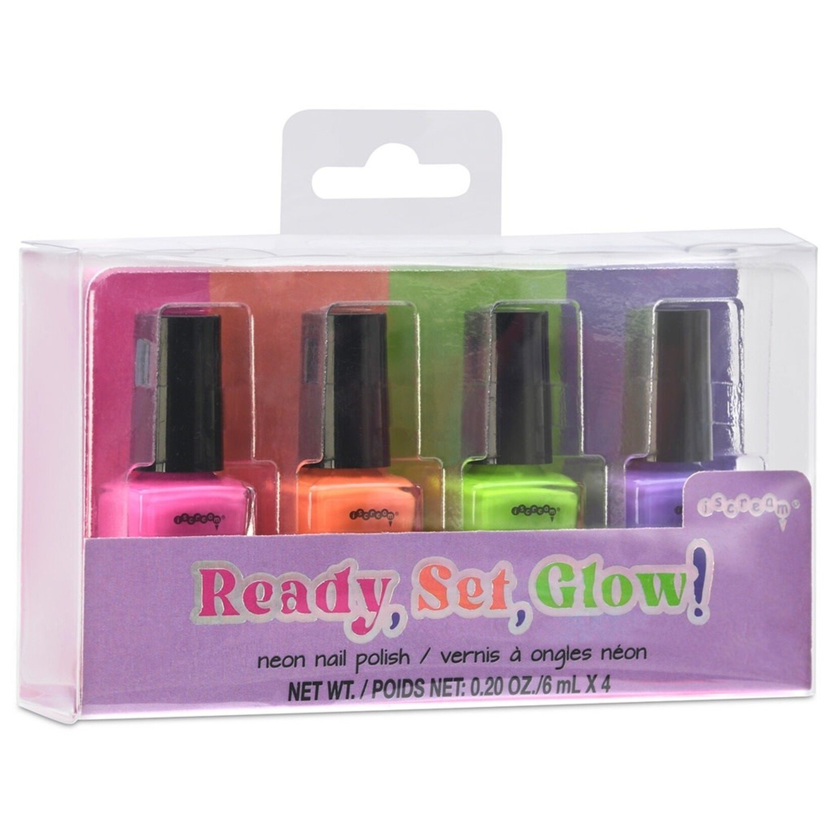 ISCREAM Ready, Set, Glow! Neon Nail Polish Set