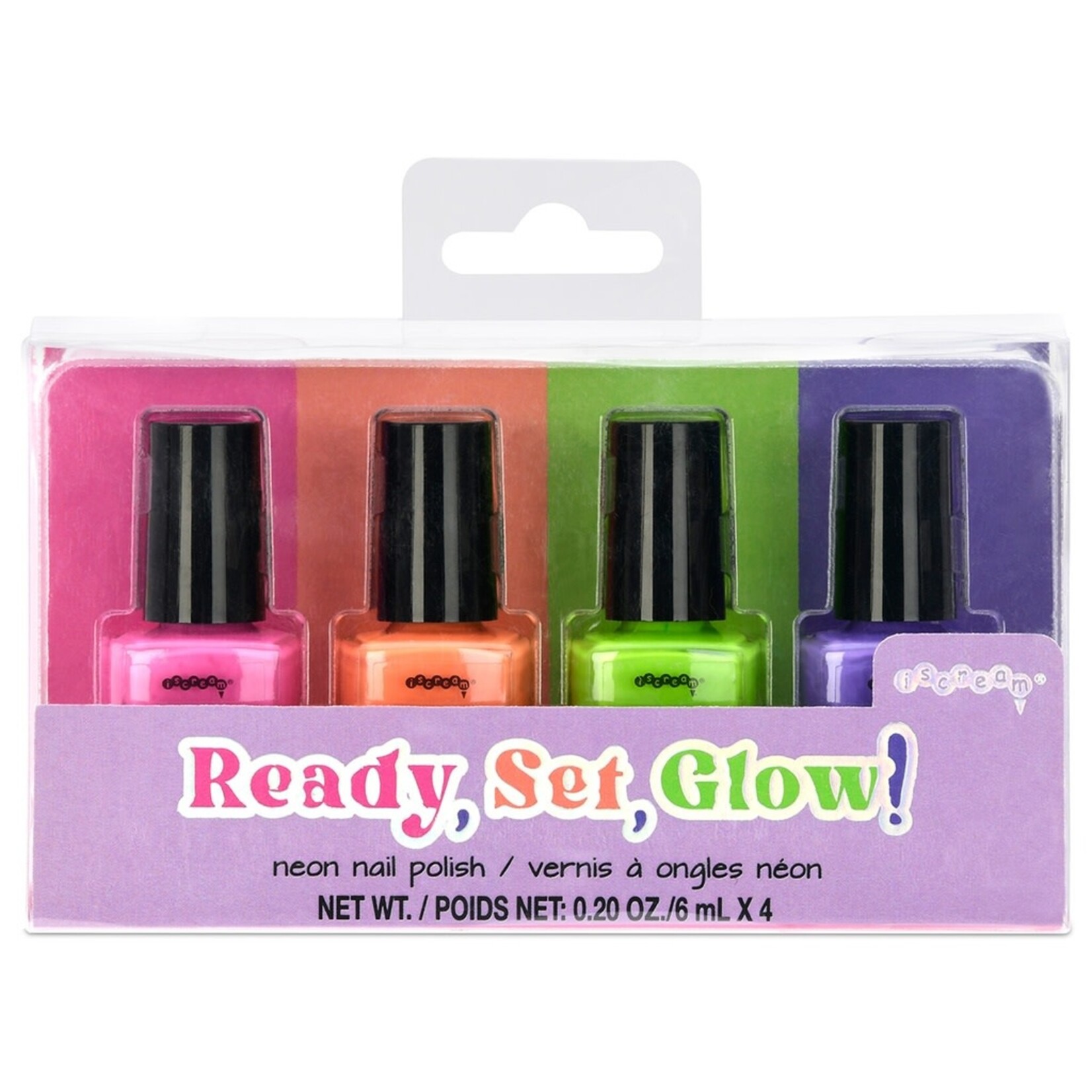 ISCREAM Ready, Set, Glow! Neon Nail Polish Set