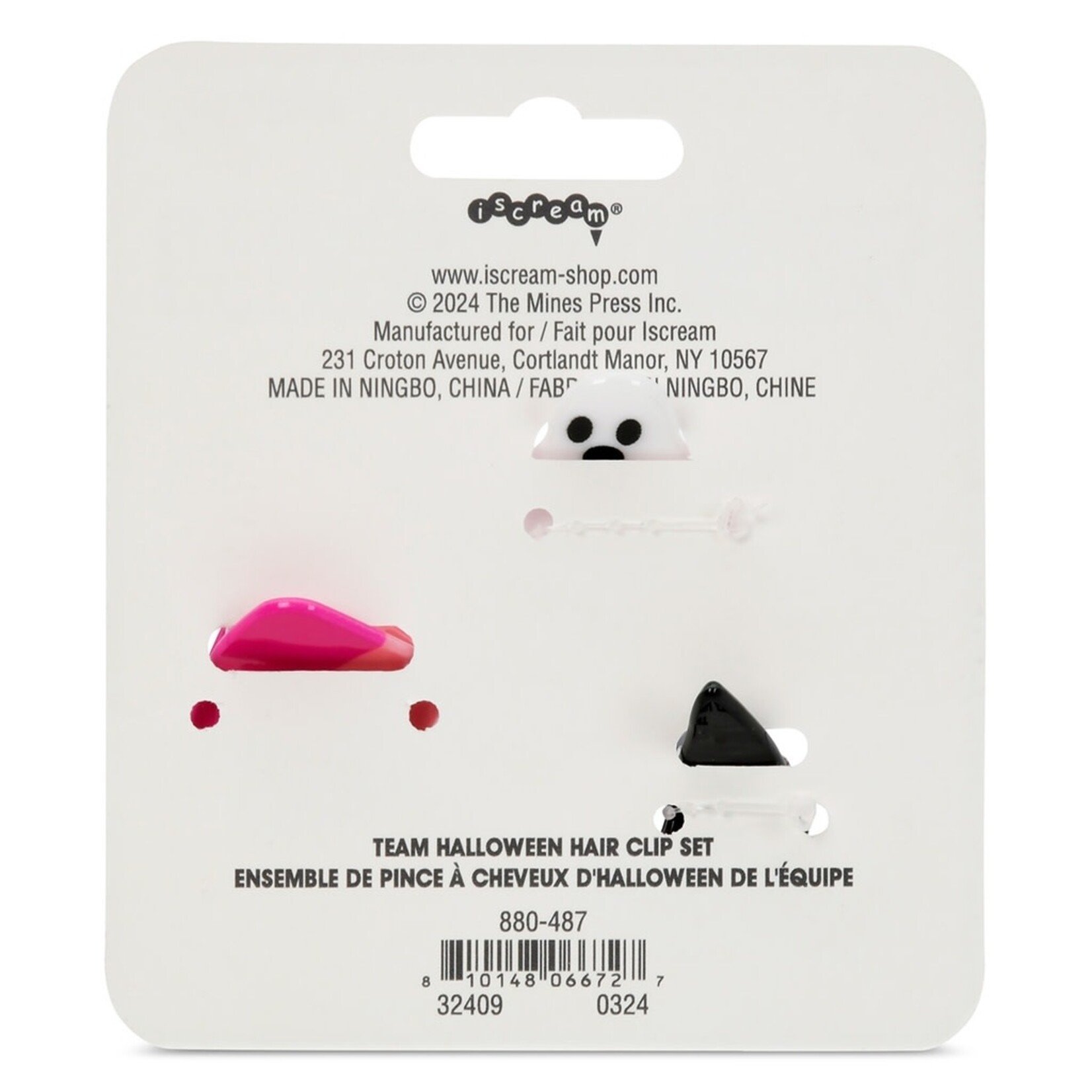 ISCREAM Team Halloween Hair Clip Set