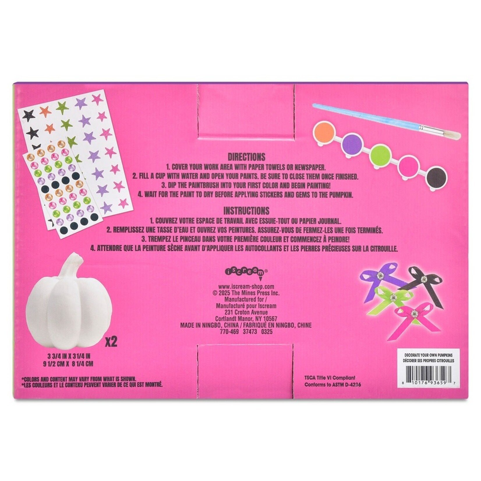 ISCREAM Decorate Your Own Pumpkin Kit