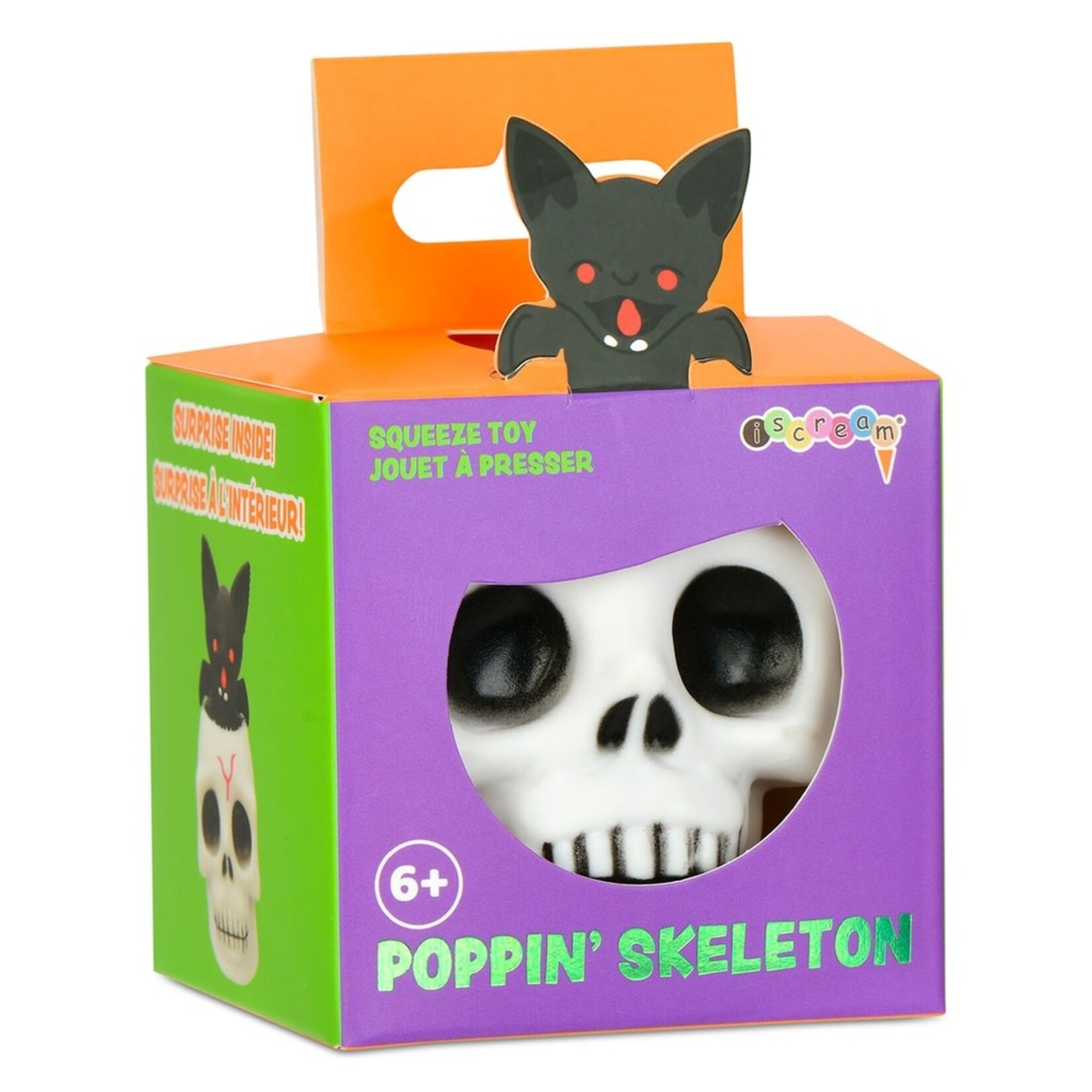 ISCREAM Poppin' Skeleton Squeeze Toy