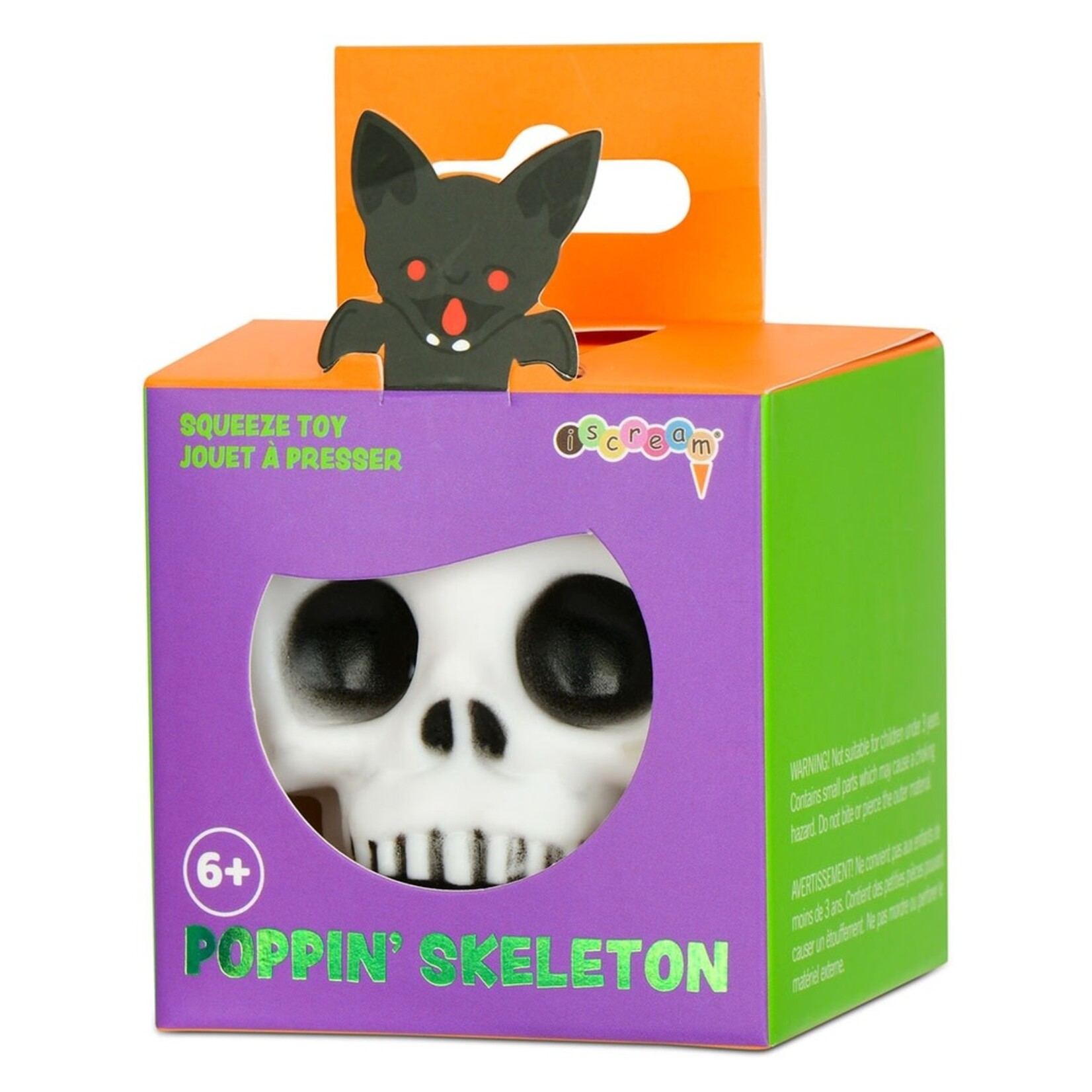 ISCREAM Poppin' Skeleton Squeeze Toy