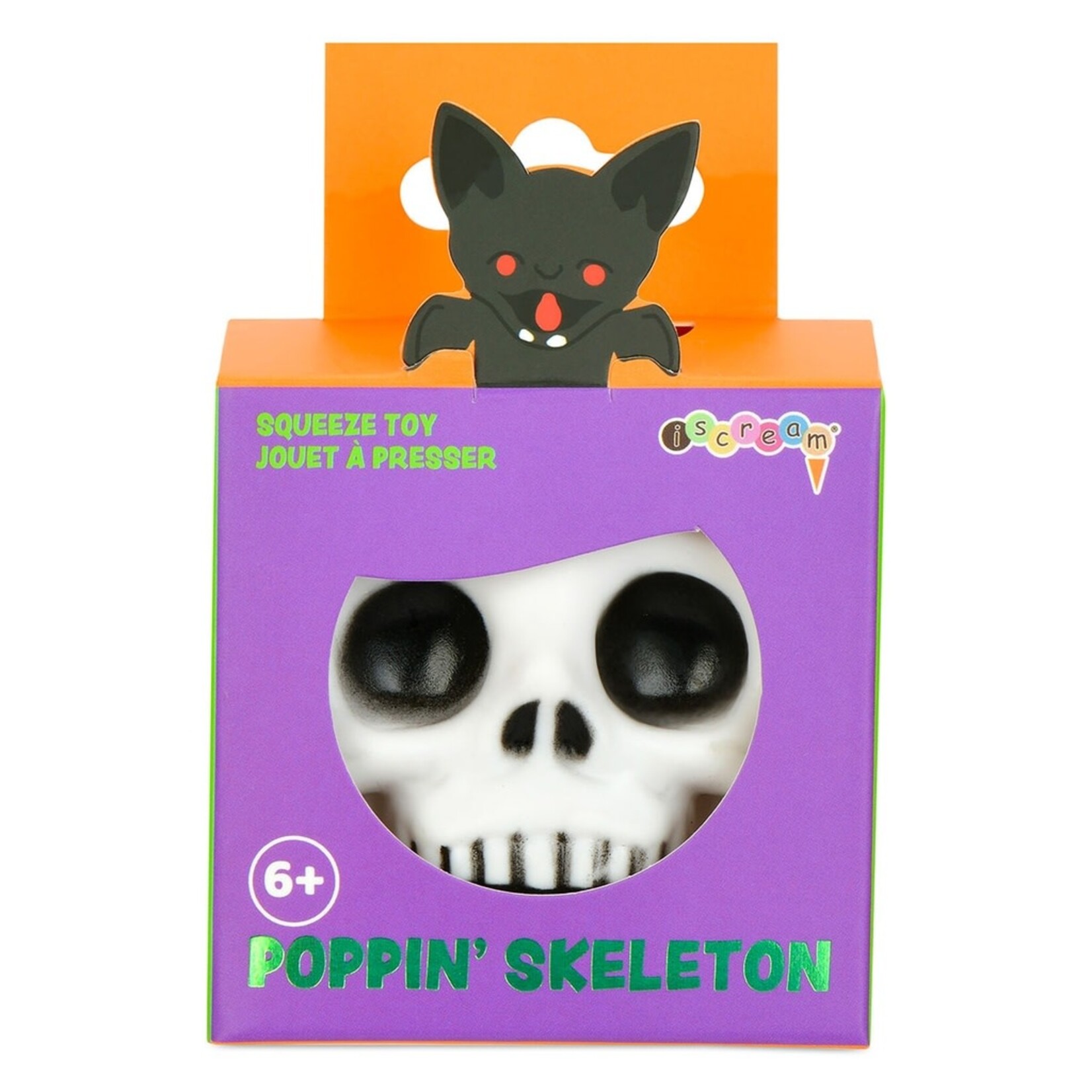ISCREAM Poppin' Skeleton Squeeze Toy