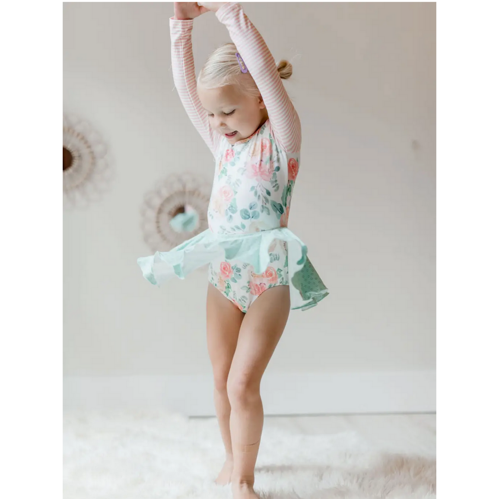 CHEEKY PLUM FARRAH LEOTARD LONG SLEEVE