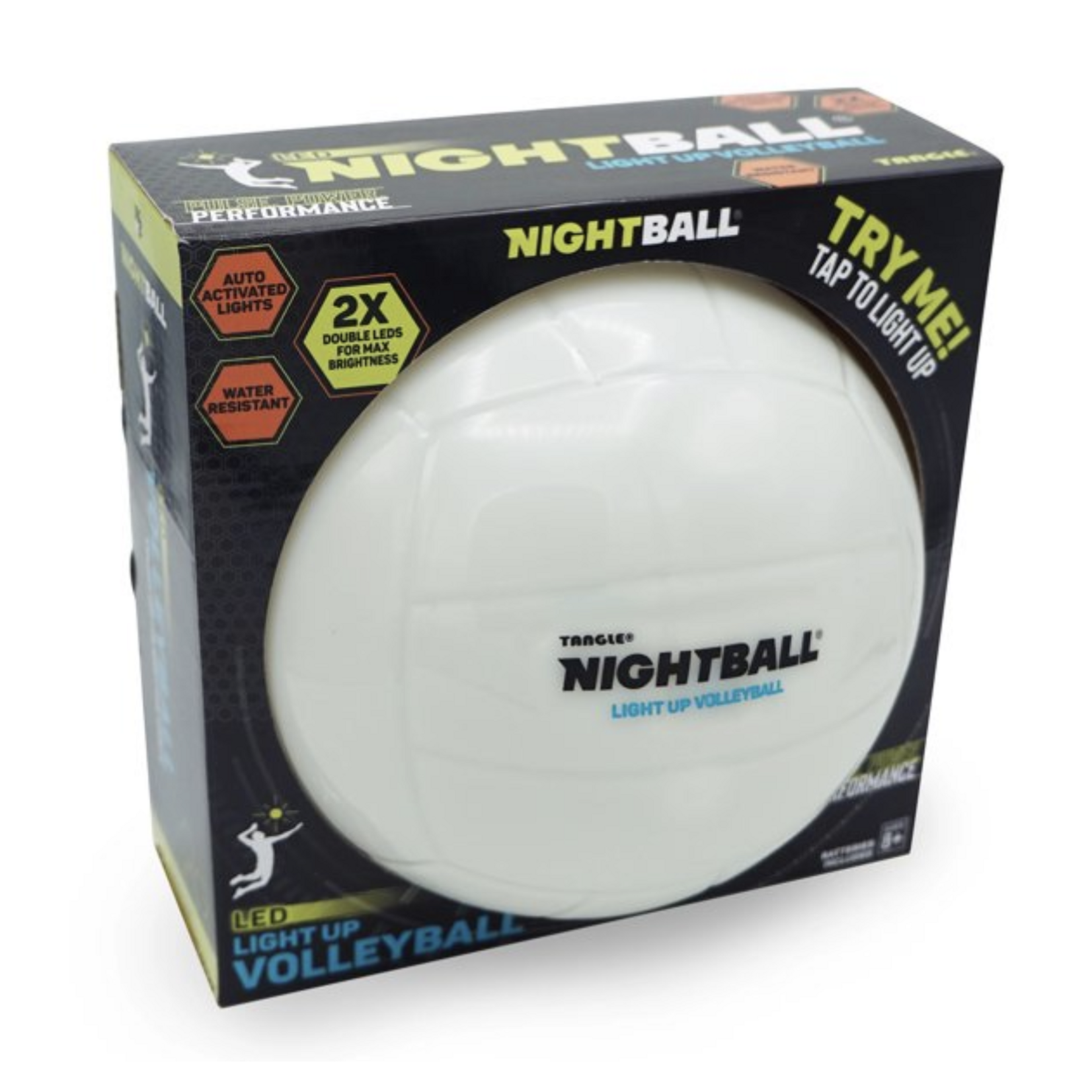 NIGHTBALL VOLLEYBALL- WHITE