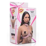 Frisky Miss Behaved Pink Chest Harness - Pink
