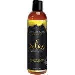 Intimate Earth Relax Aromatherapy Massage Oil Lemongrass & Coconut 4oz