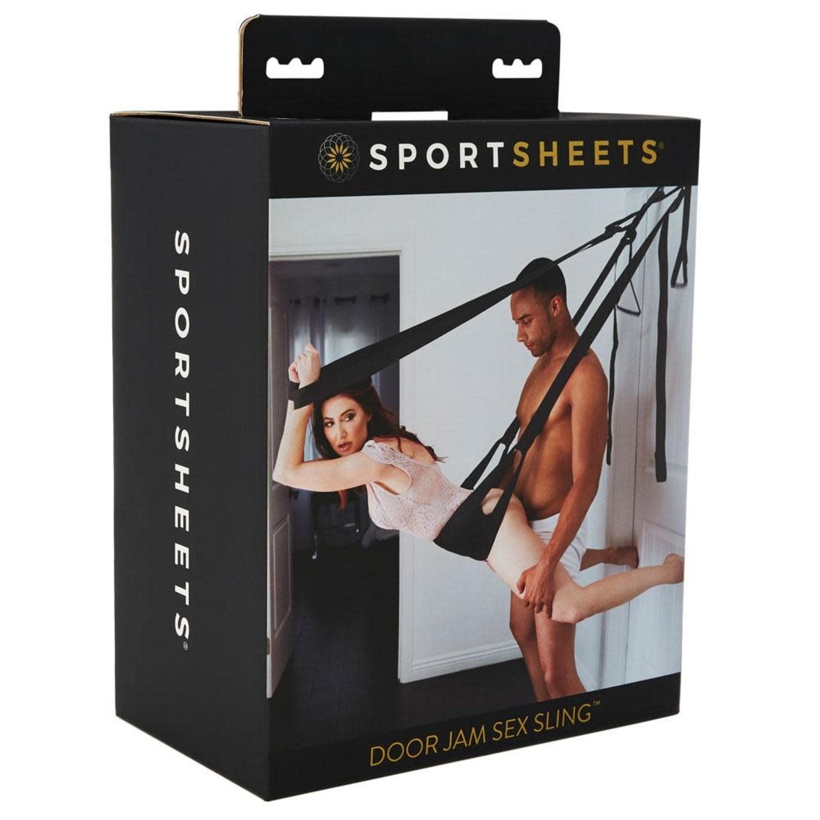 Sportsheets Door Jam Sex Sling - Black