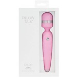 Pillow Talk Cheeky Silicone Rechargeable Wand Massager - Pink