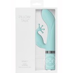 Pillow Talk Kinky Rechargeable Silicone Vibrator - Teal