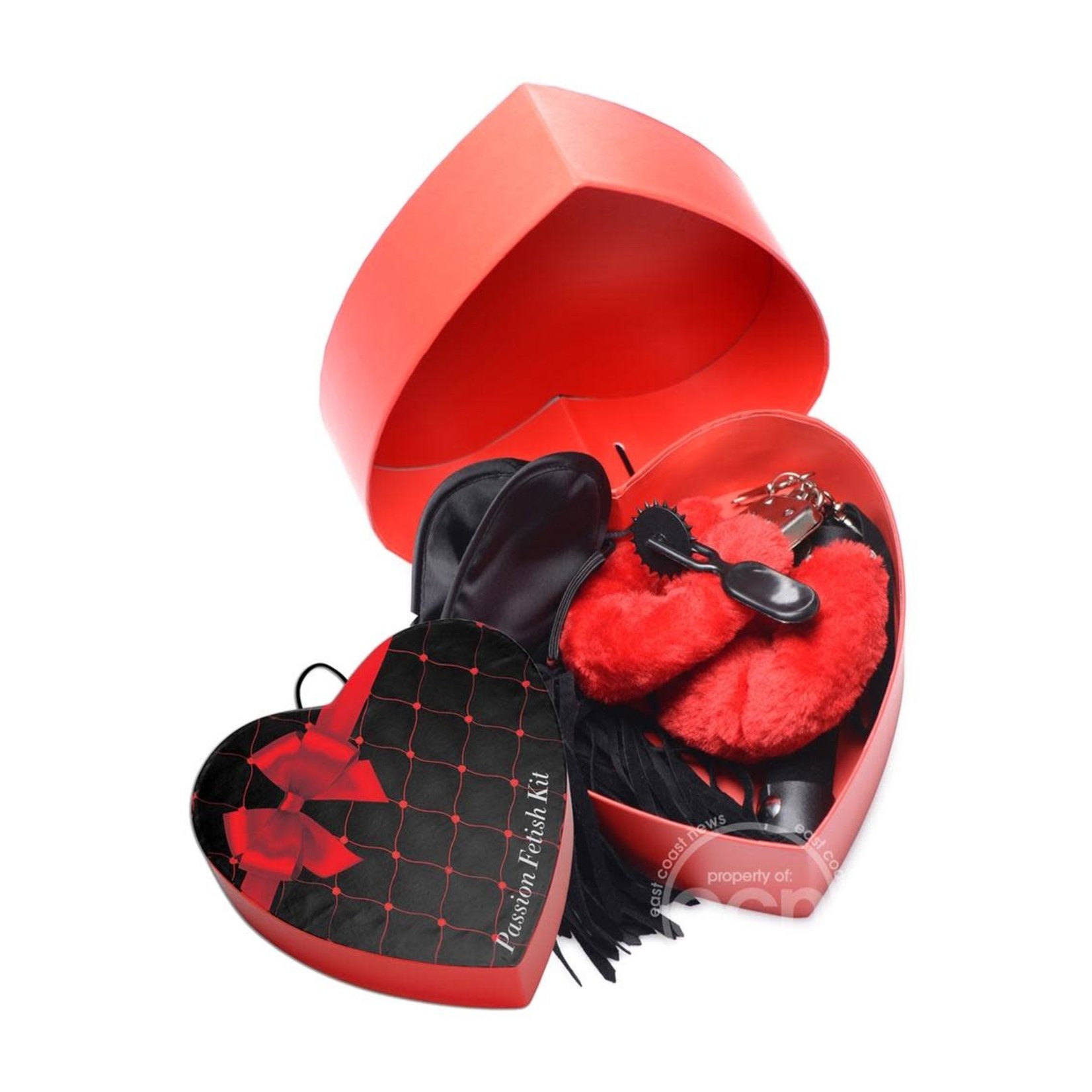 Frisky Passion Fetish Kit 4pc - Red/Black