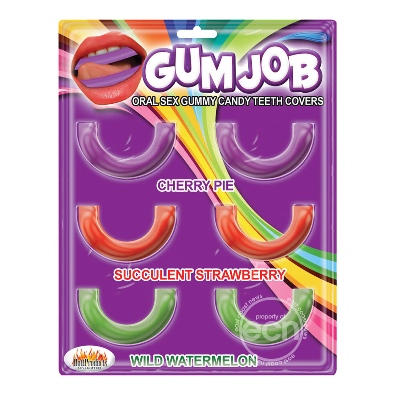 Gum Job Oral Sex Gummy Candy Teeth Covers Assorted Flavors 6 Each Per Pack