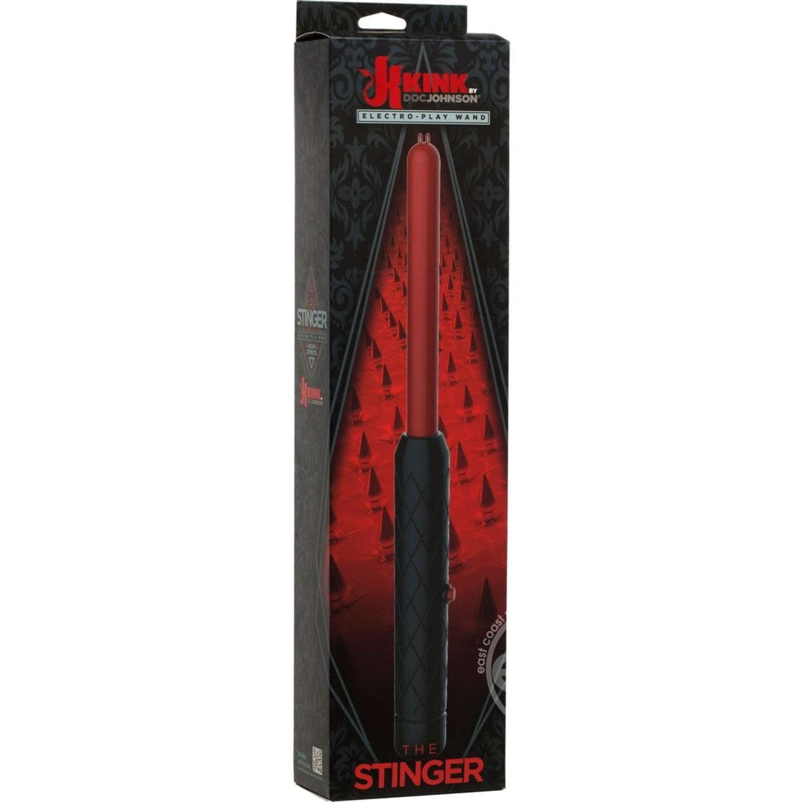 Kink The Stinger Electroplay Wand - Black/Red