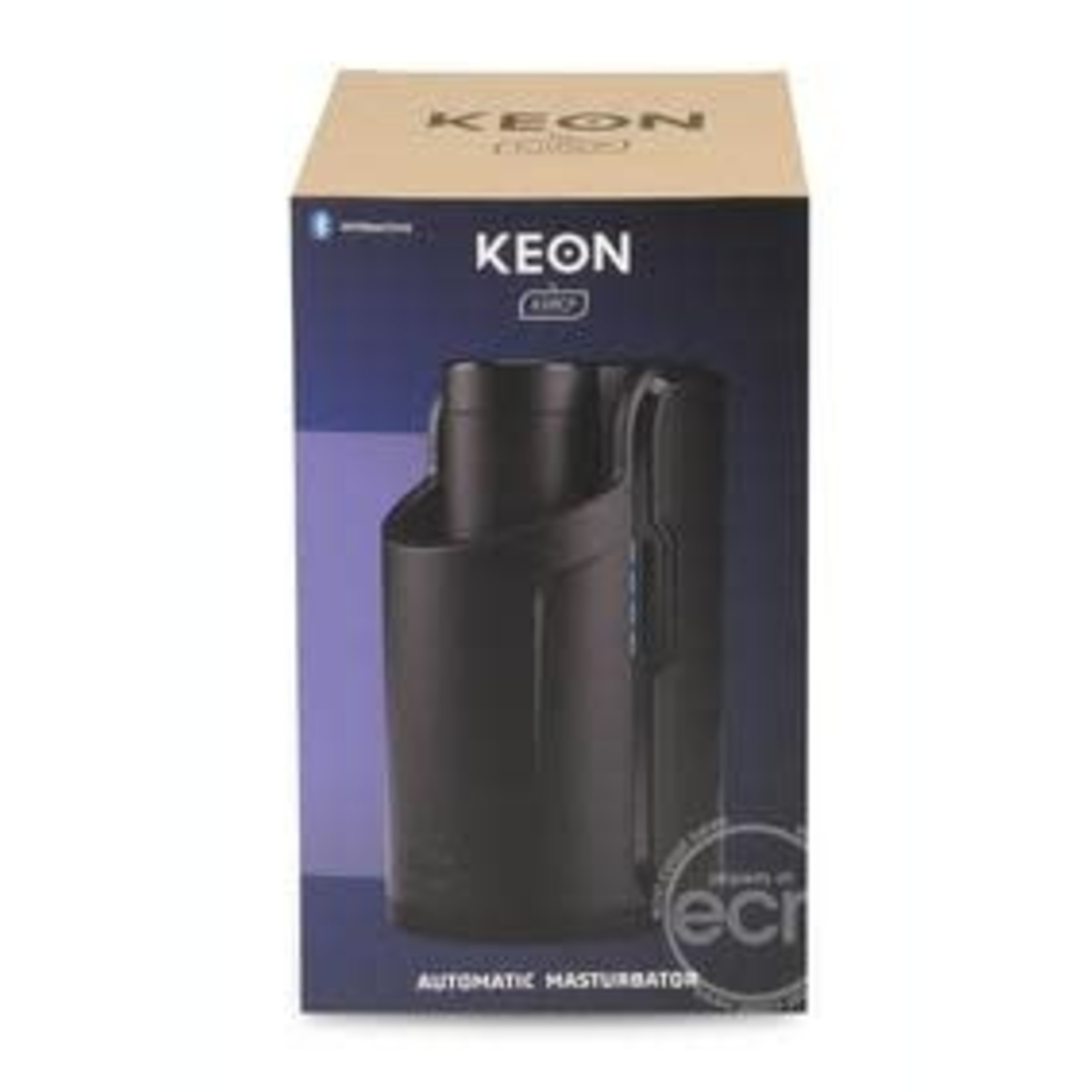 Kiiroo Keon Combo Set Rechargeable Interactive Masturbator with Stroker - Black