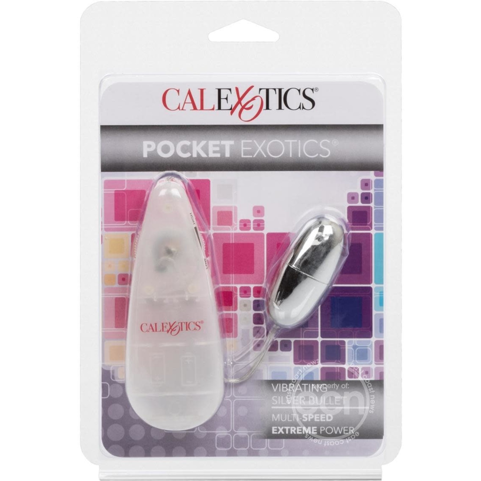 Pocket Exotics Vibrating Silver Bullet - Silver