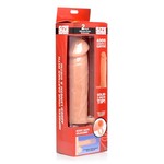 Size Matters Penis Extender Sleeve Silicone 2in - Vanilla