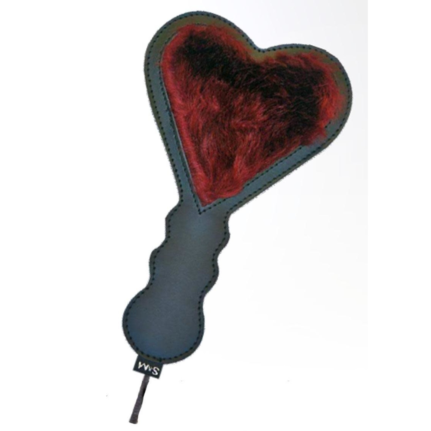 Sex & Mischief Enchanted Heart Paddle - Black/Red