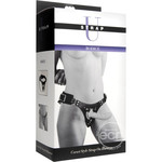Strap U Bodice Corset Style Strap On Harness - Black