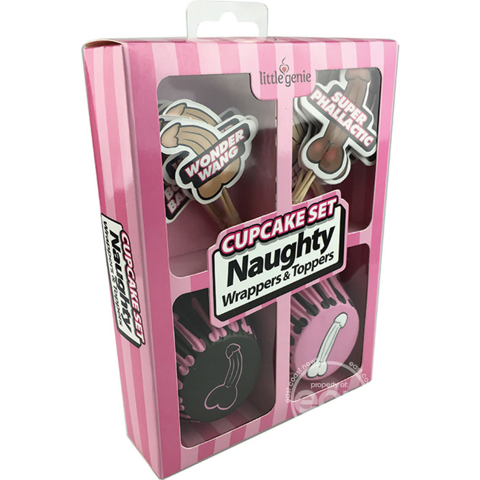 Naughty Wrappers & Toppers Cupcake Set