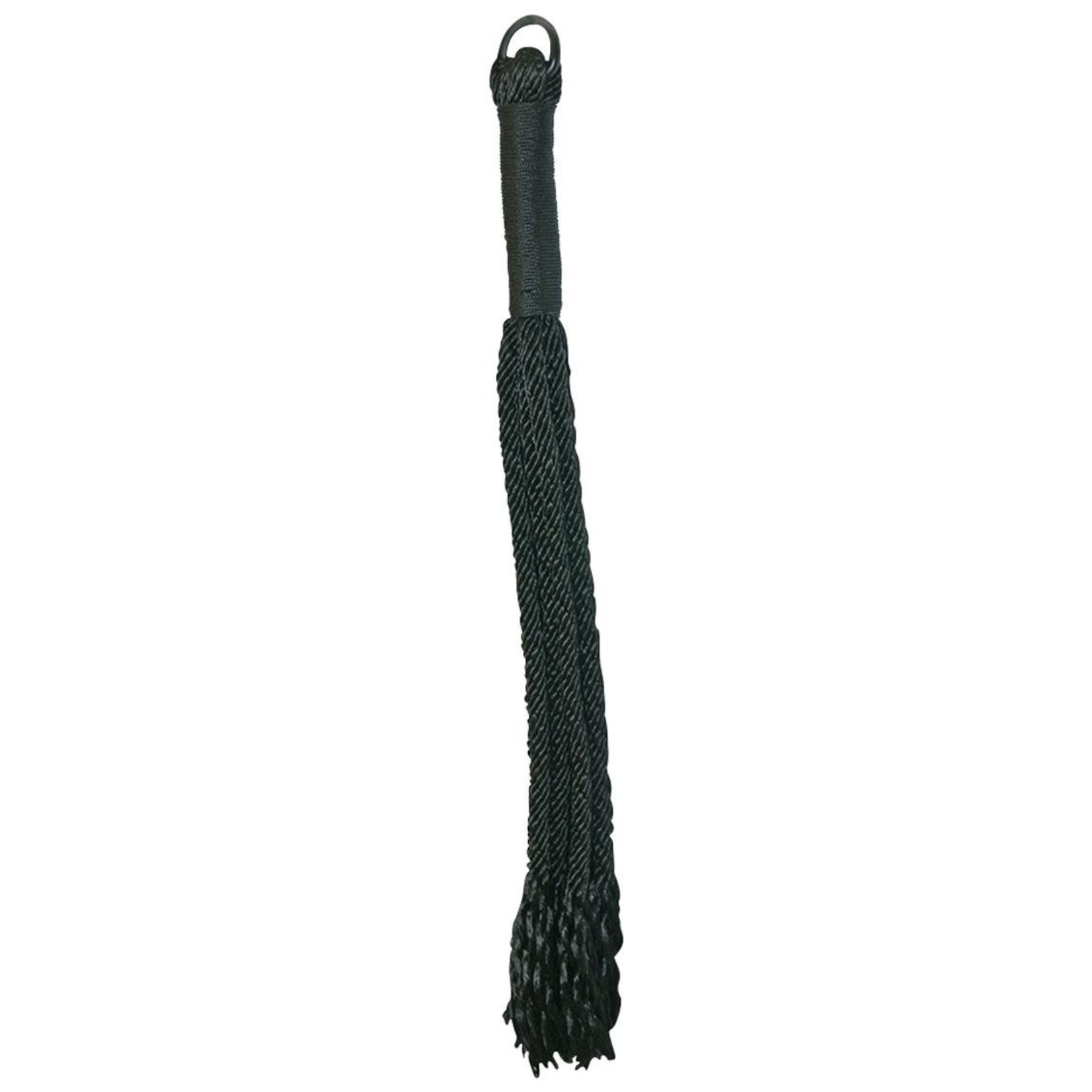Sex & Mischief Shadow Rope Flogger - Black