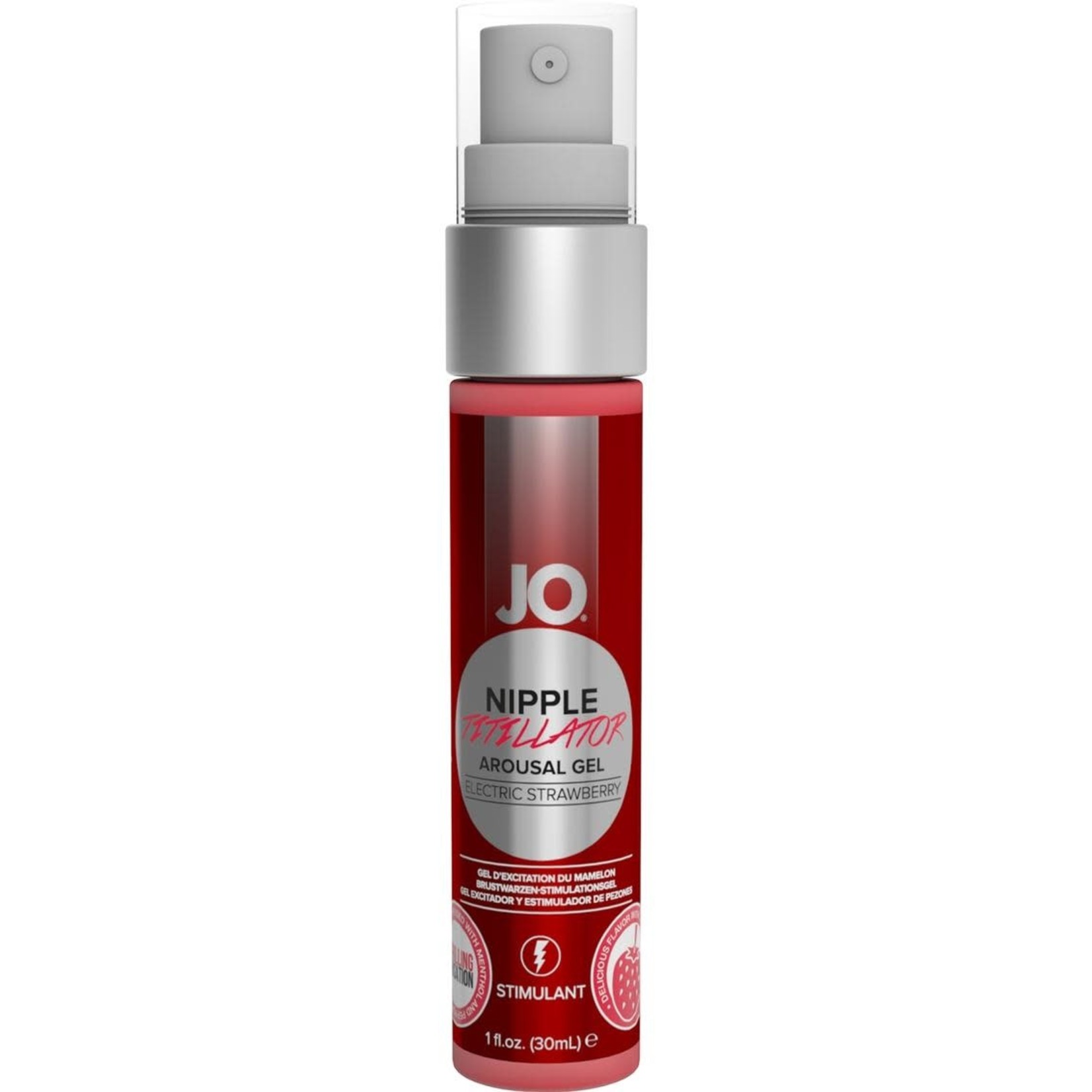 Jo Nipple Tittilator Arousal Gel Strawberry 1oz